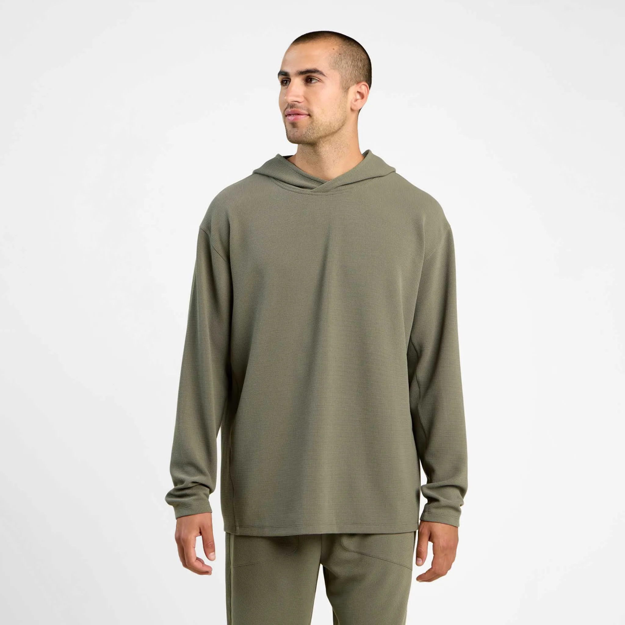 Men's Performance Waffle Hoodie sold by nuuds