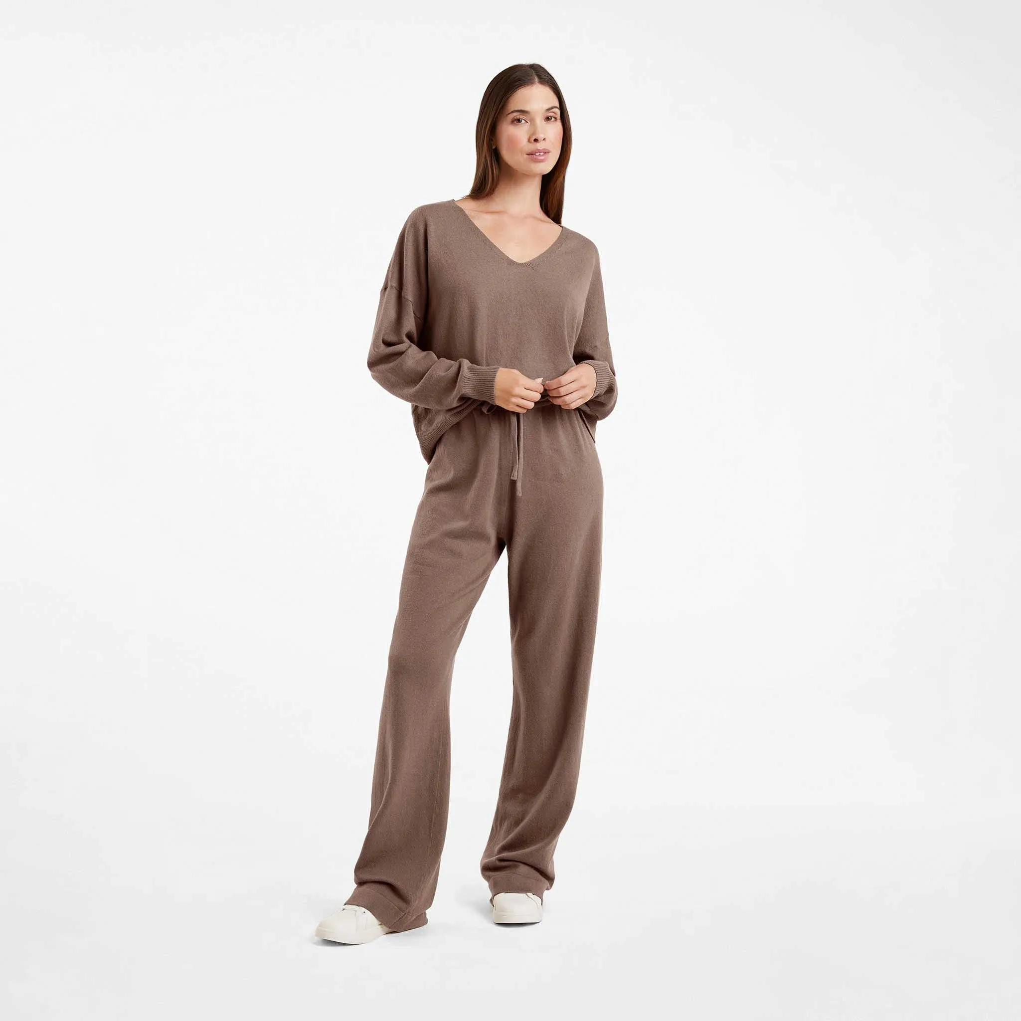 Luxe Knit Wide Leg Pant sold by nuuds product image thumbnail 5