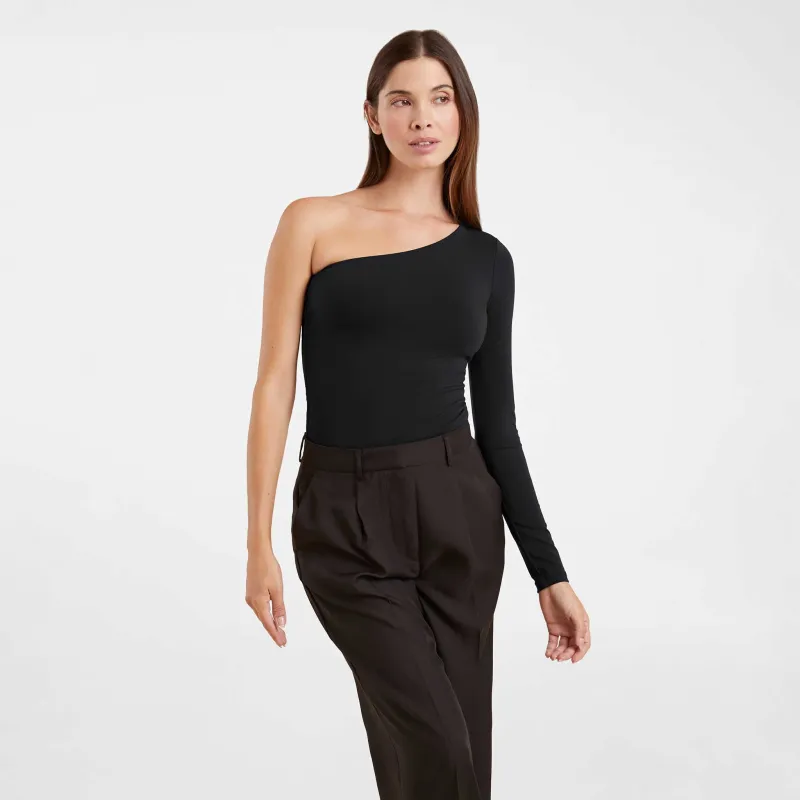 One Shoulder Bodysuit sold by nuuds