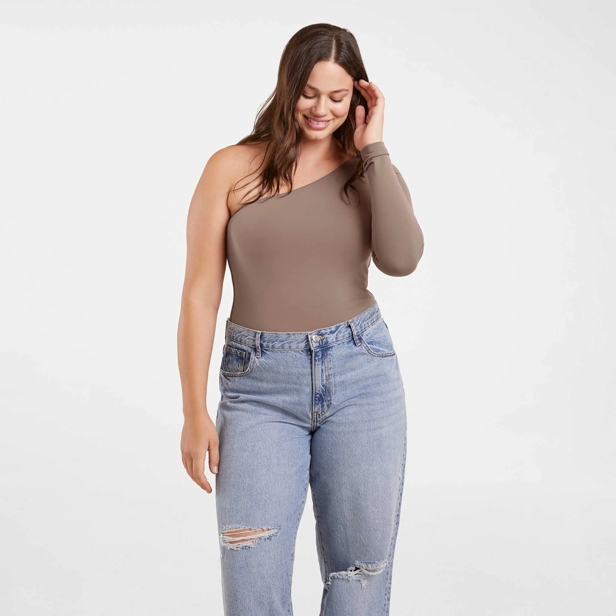 One Shoulder Bodysuit sold by nuuds product image thumbnail 3