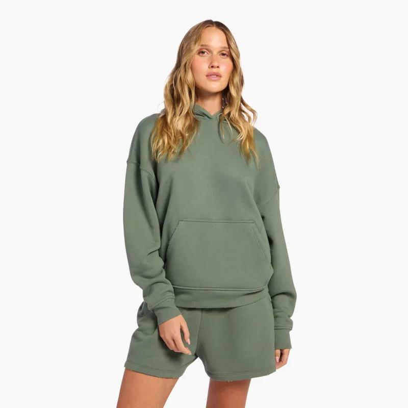 Vintage Fleece Hoodie | Agave sold by nuuds