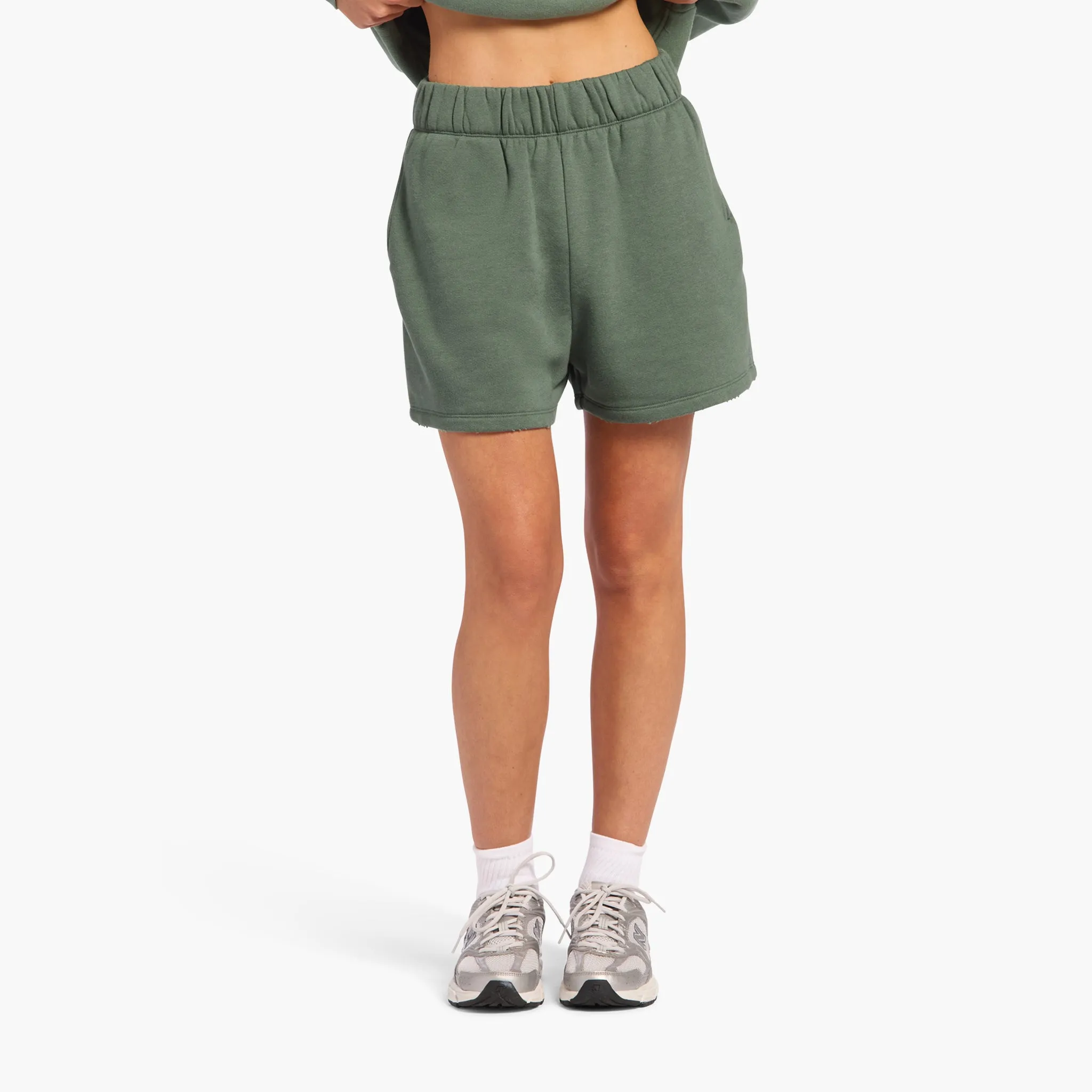 Vintage Fleece Short | Agave sold by nuuds product image thumbnail 2