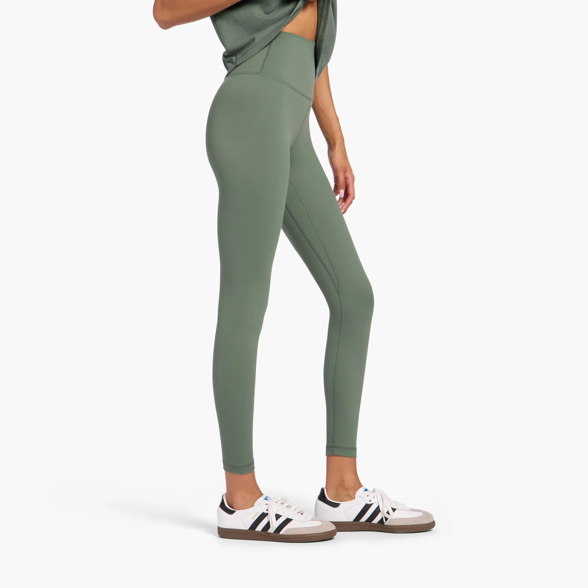 High-Waist Elevate Legging  | Agave sold by nuuds product image thumbnail 3
