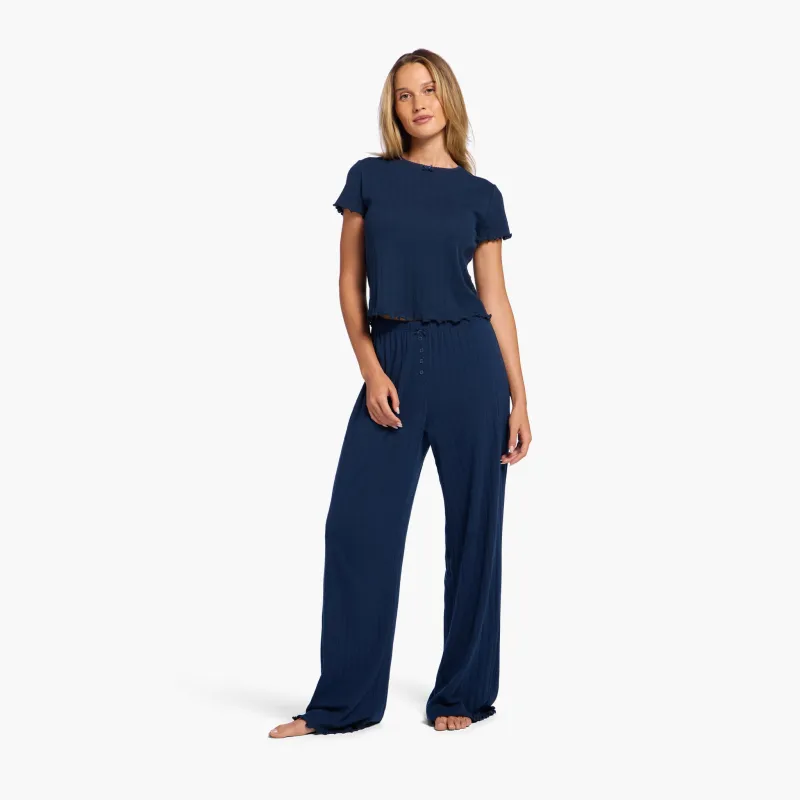 Pointelle Pajama Pant Set sold by nuuds