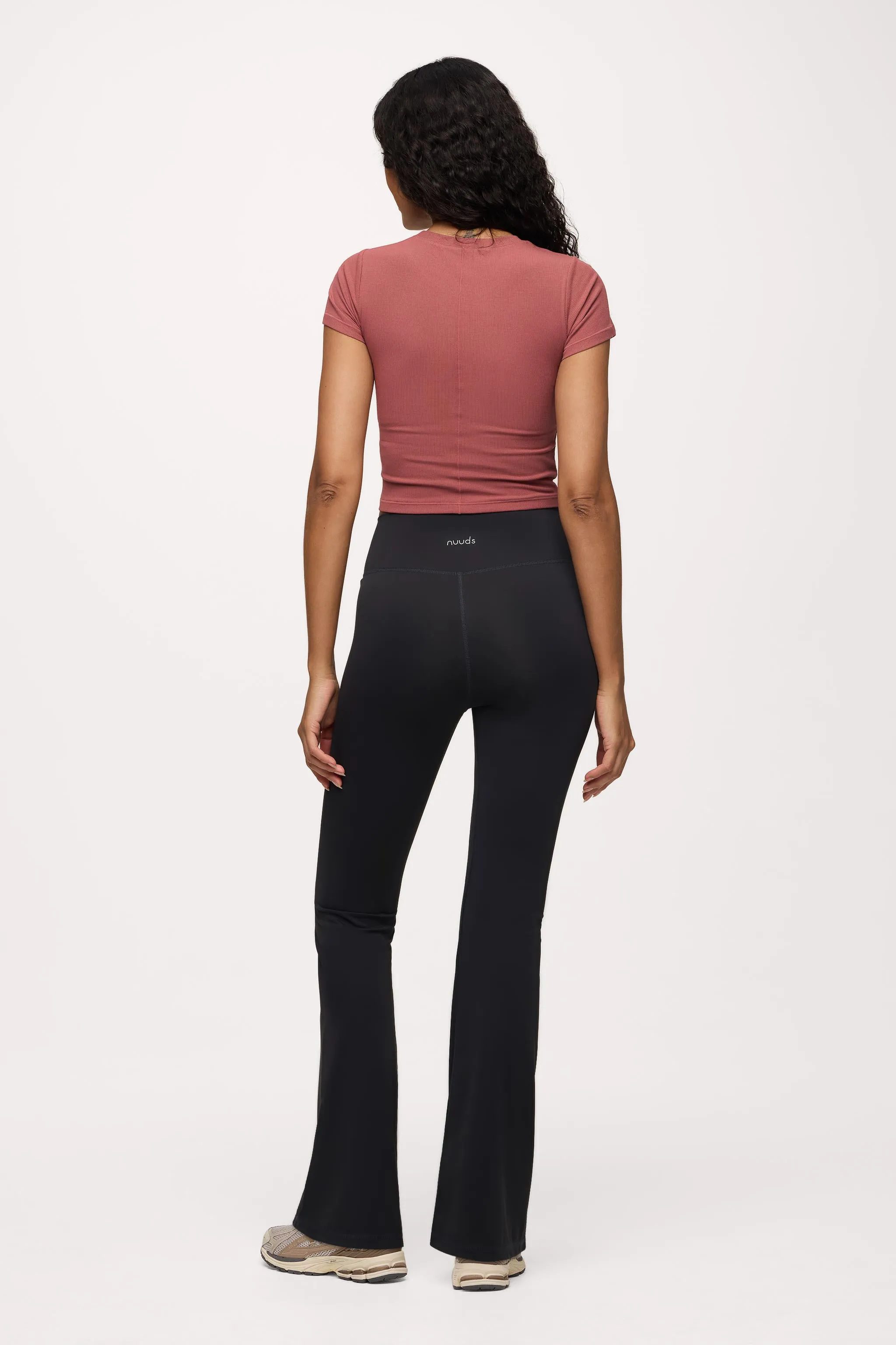 Sporty Rib Bra Tee | Mauve sold by nuuds product image thumbnail 4