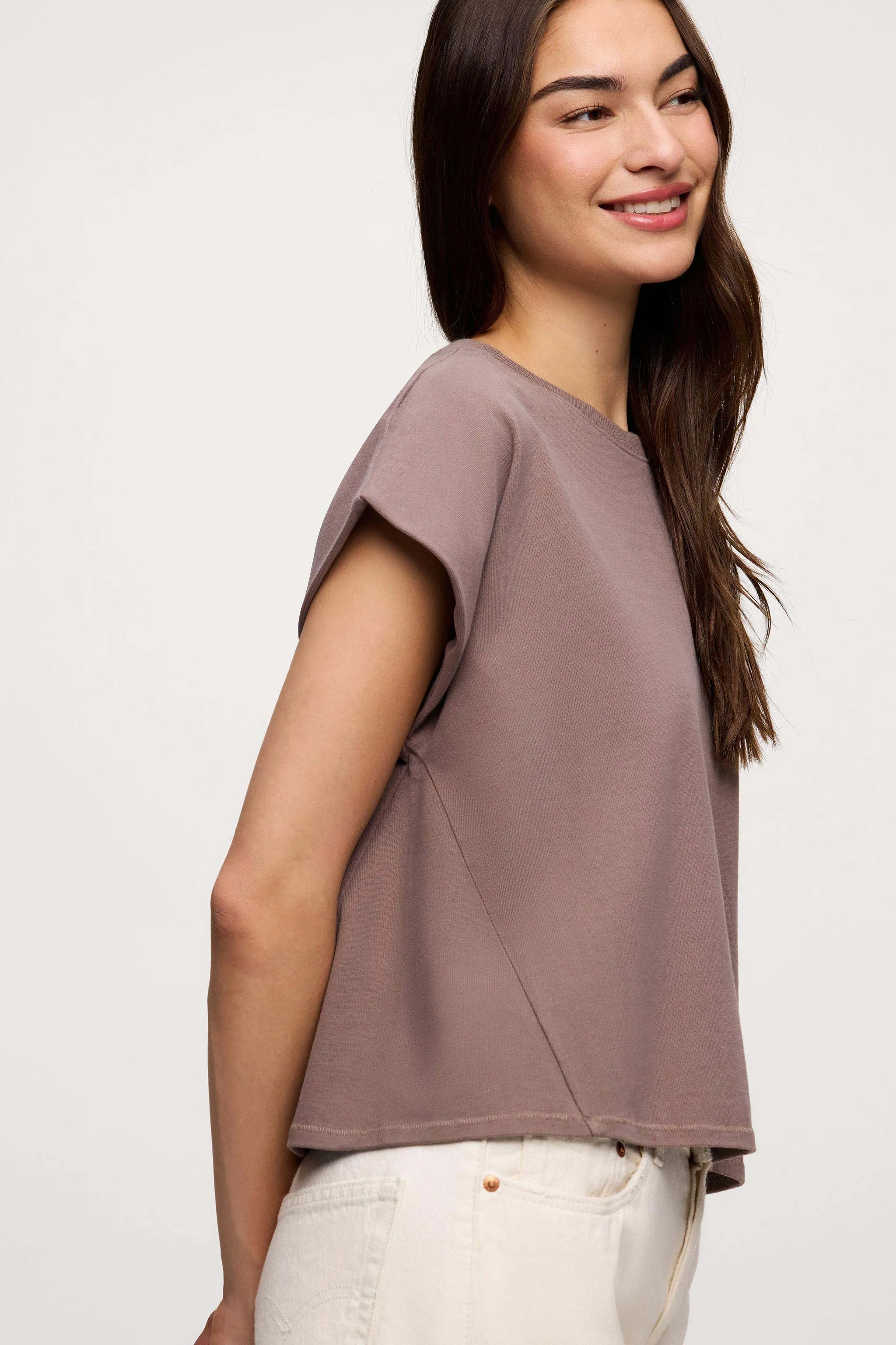 Swing Muscle Tee | Cocoa sold by nuuds product image thumbnail 3