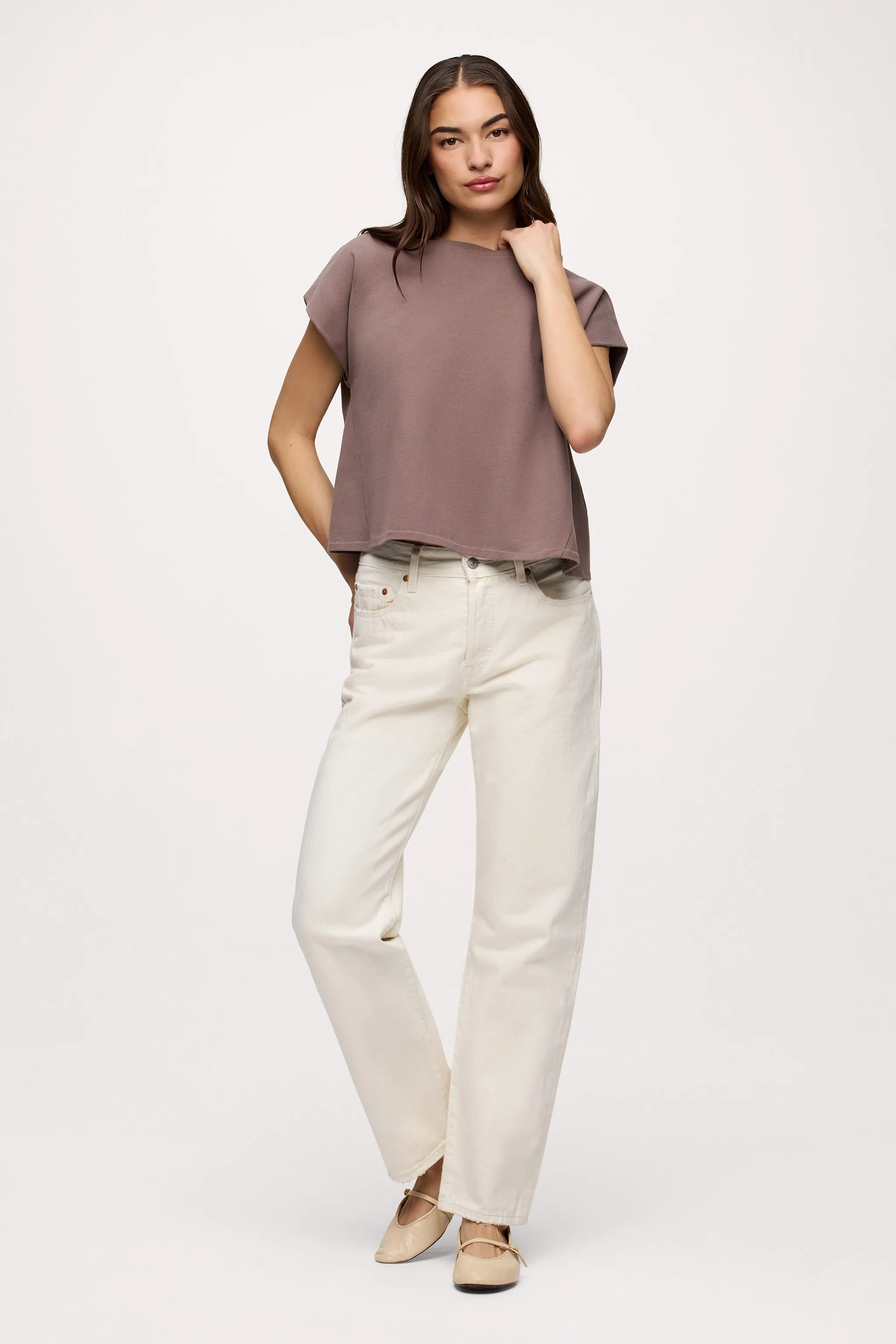 Swing Muscle Tee | Cocoa sold by nuuds