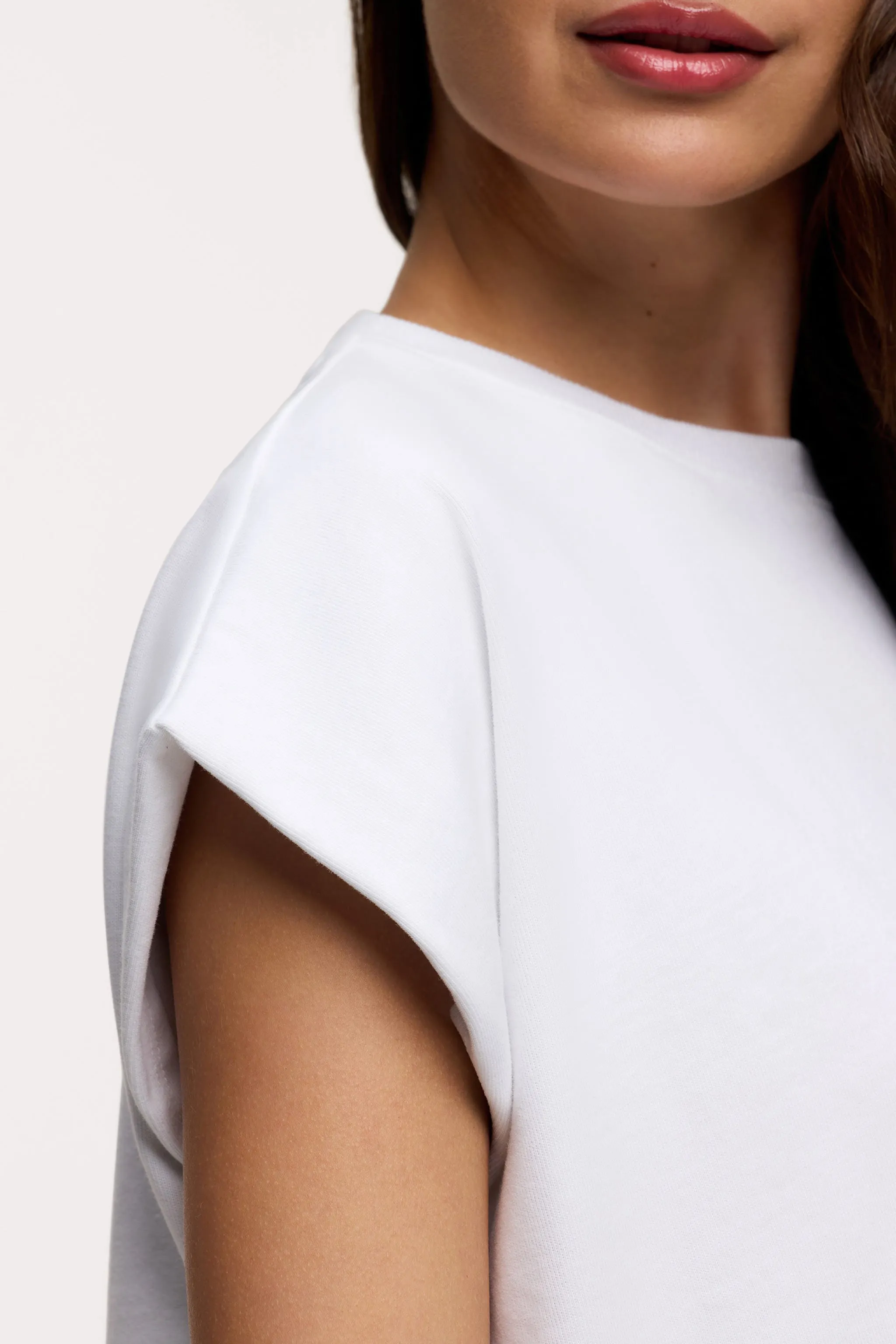 Swing Muscle Tee | White sold by nuuds product image thumbnail 4