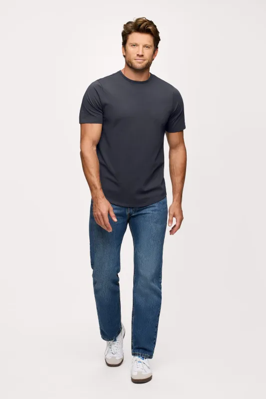Freeform Curved Hem Tee | Ore sold by nuuds
