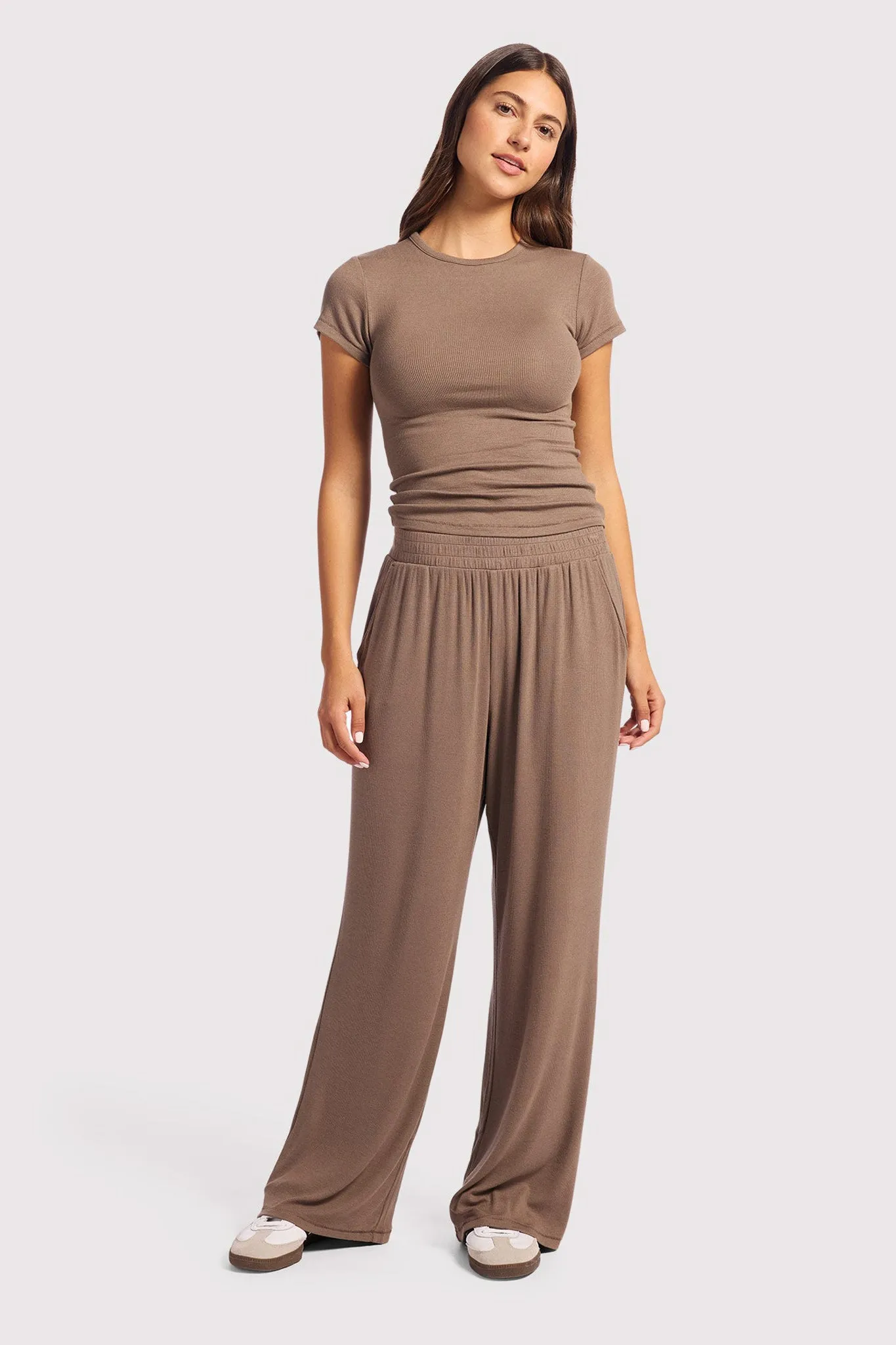 Slinky Rib Lounge Pant sold by nuuds product image thumbnail 3