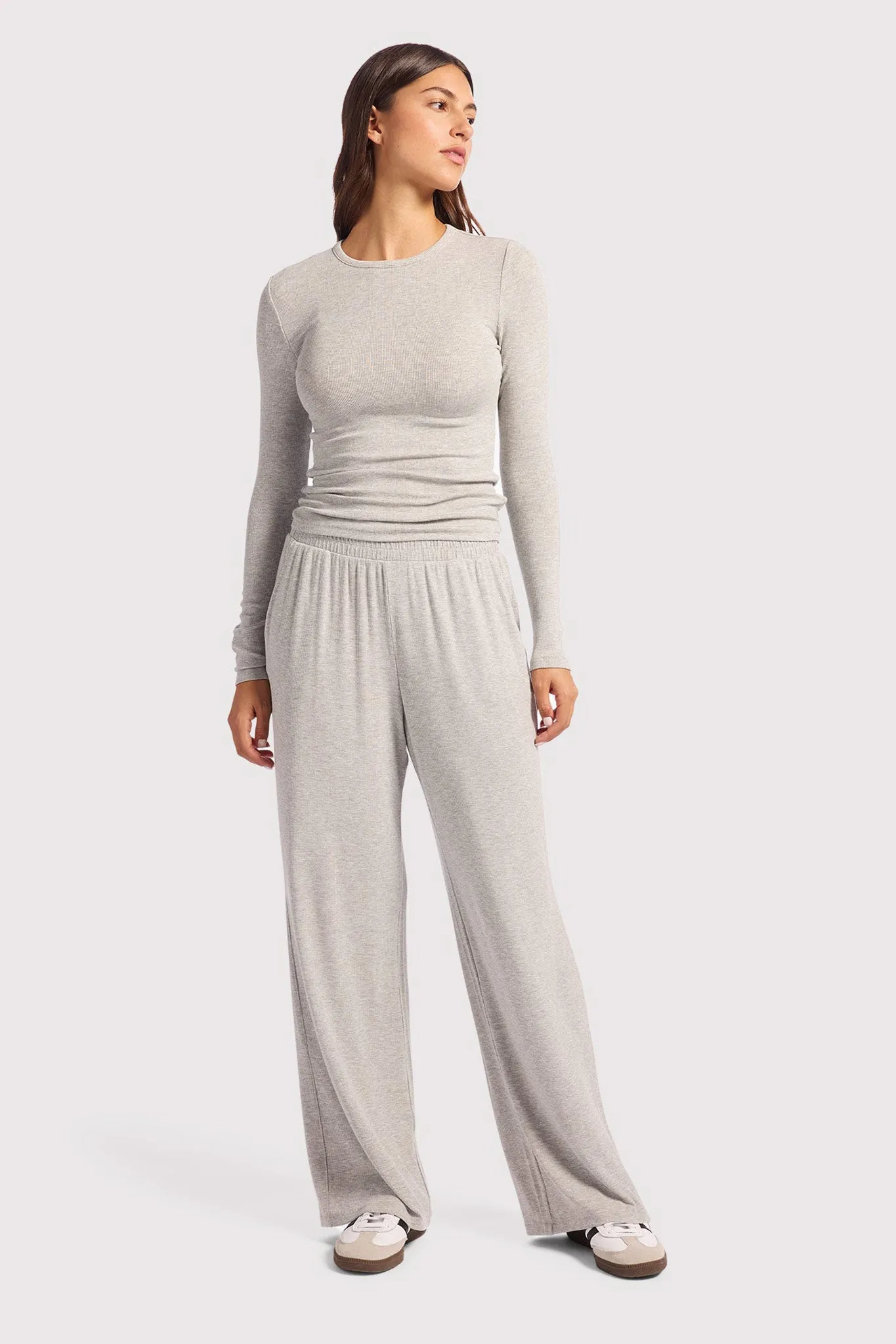 Slinky Rib Lounge Pant sold by nuuds product image thumbnail 2