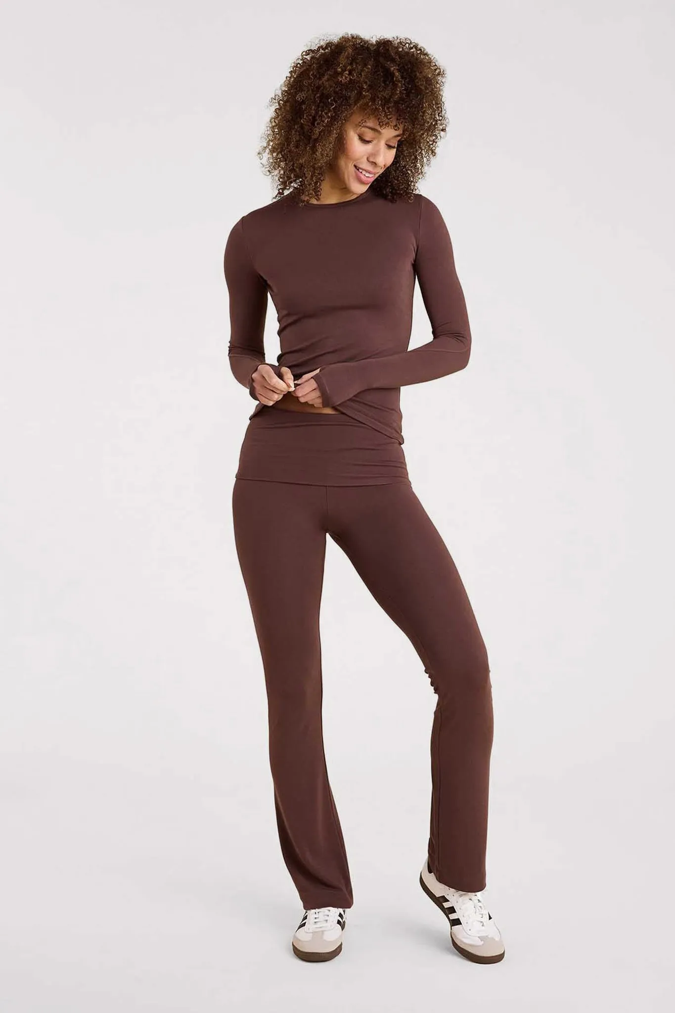 SwiftStretch Fold Over Legging sold by nuuds product image thumbnail 2