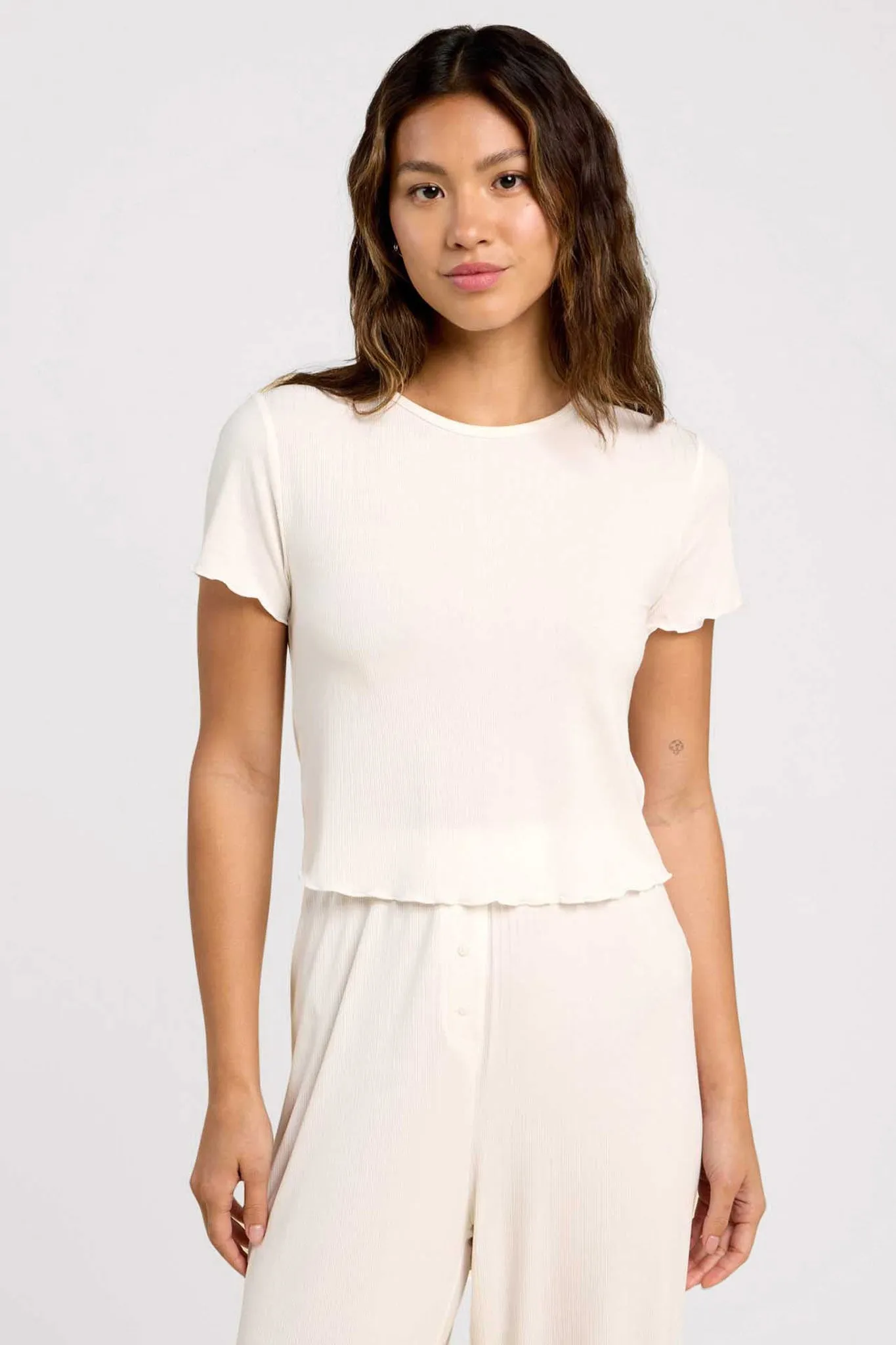 Mini Rib Tee sold by nuuds product image thumbnail 5