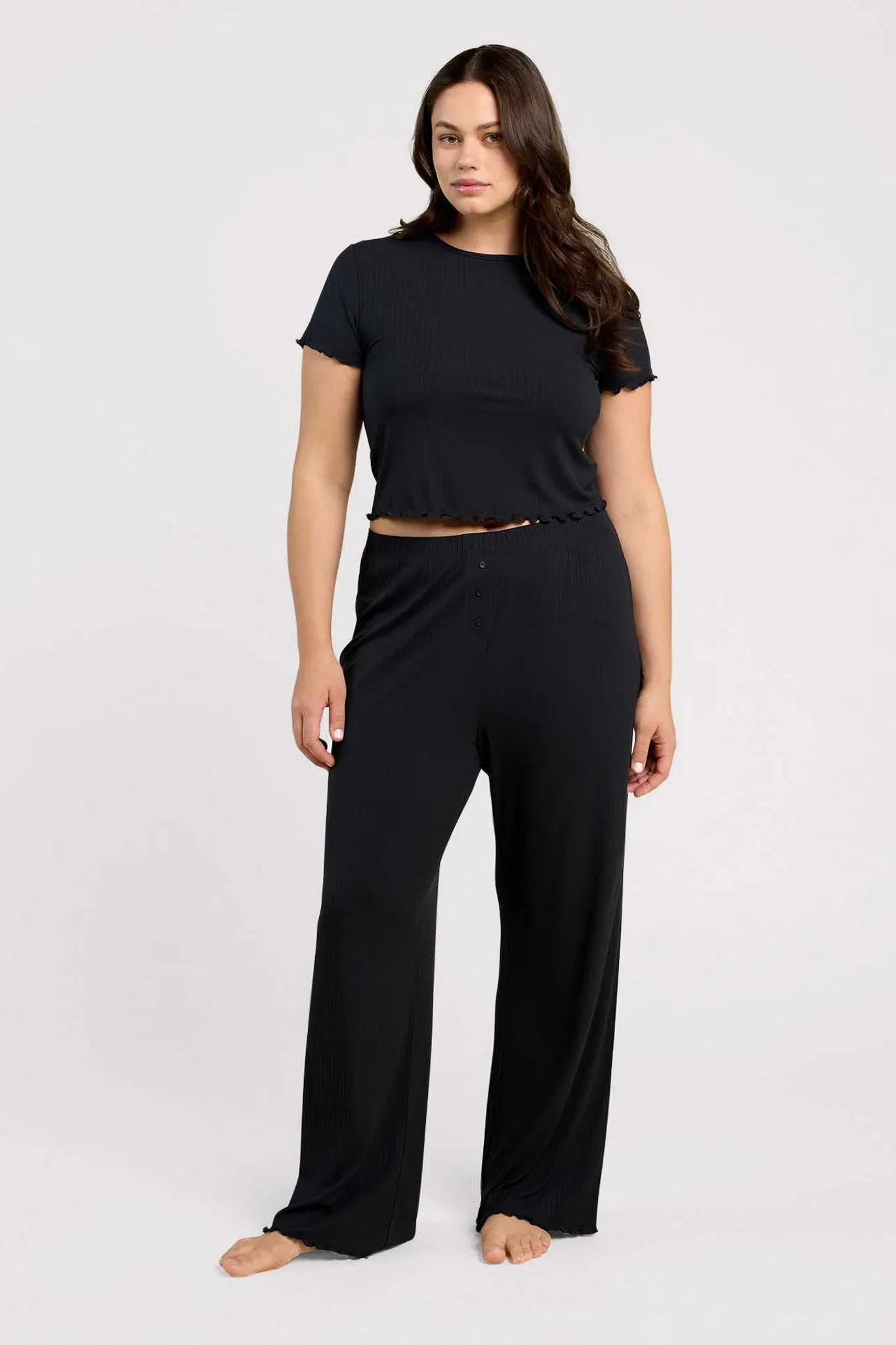 Mini Rib Tee sold by nuuds