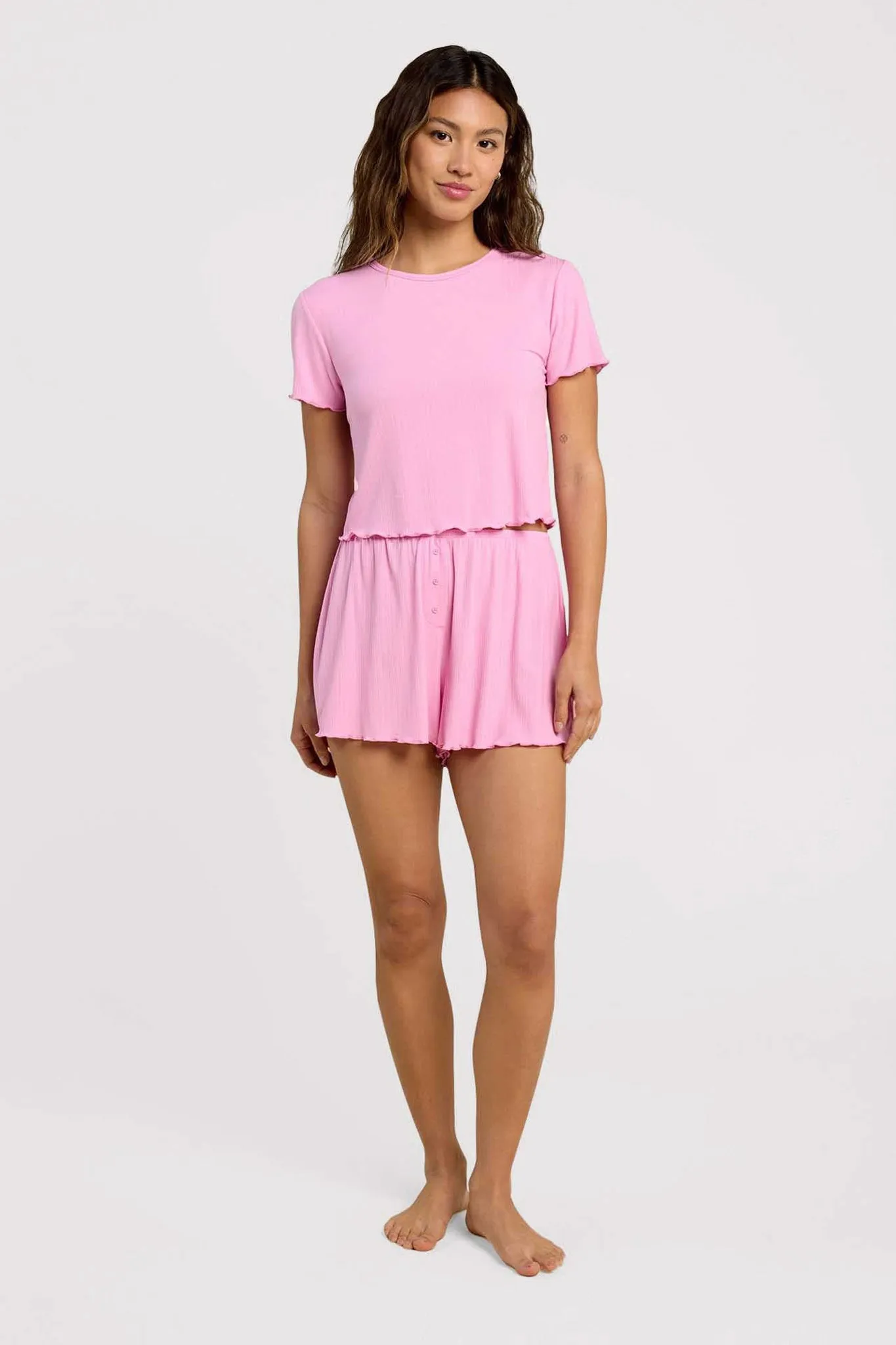 Mini Rib Tee sold by nuuds product image thumbnail 2