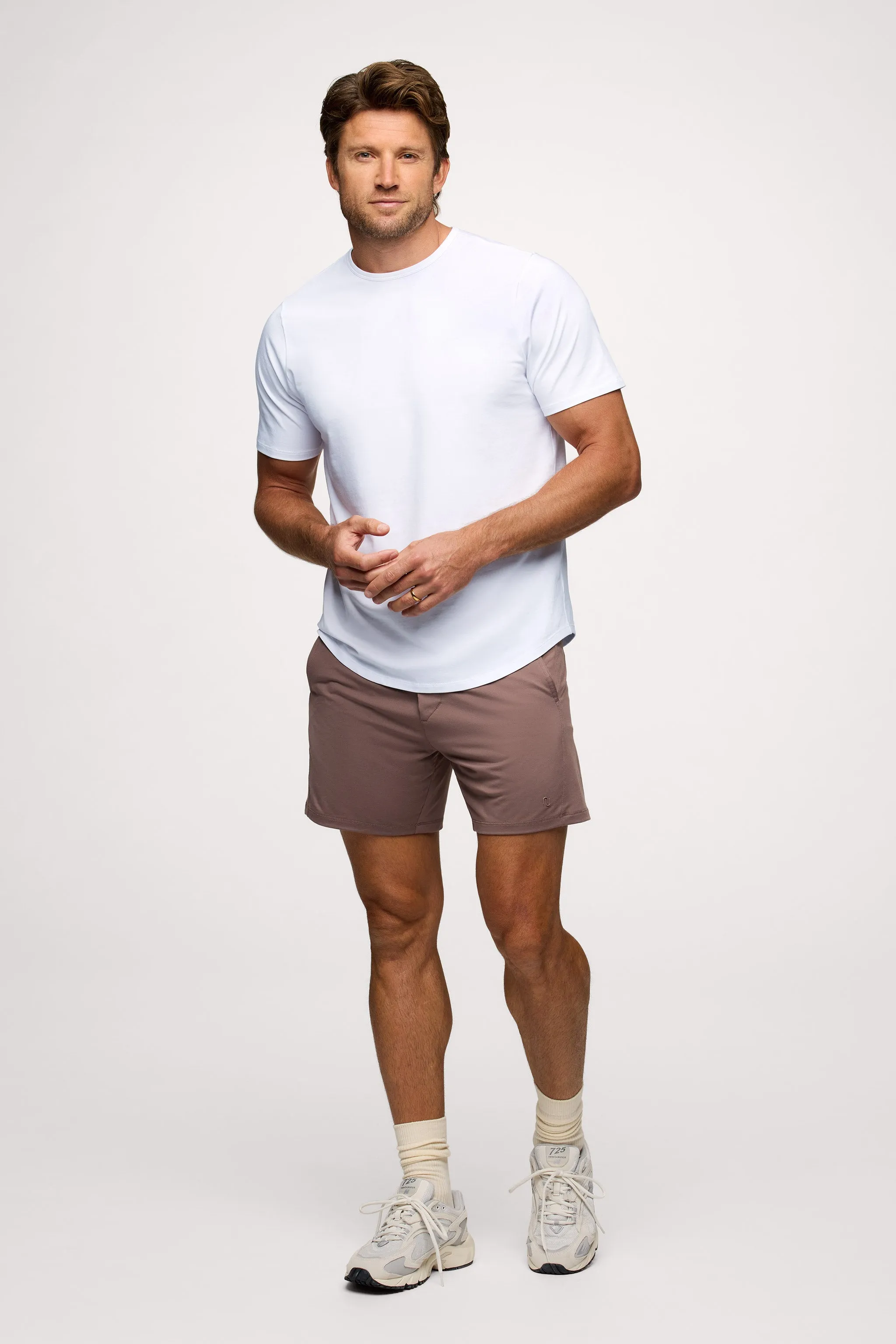 Freeform Curved Hem Tee sold by nuuds