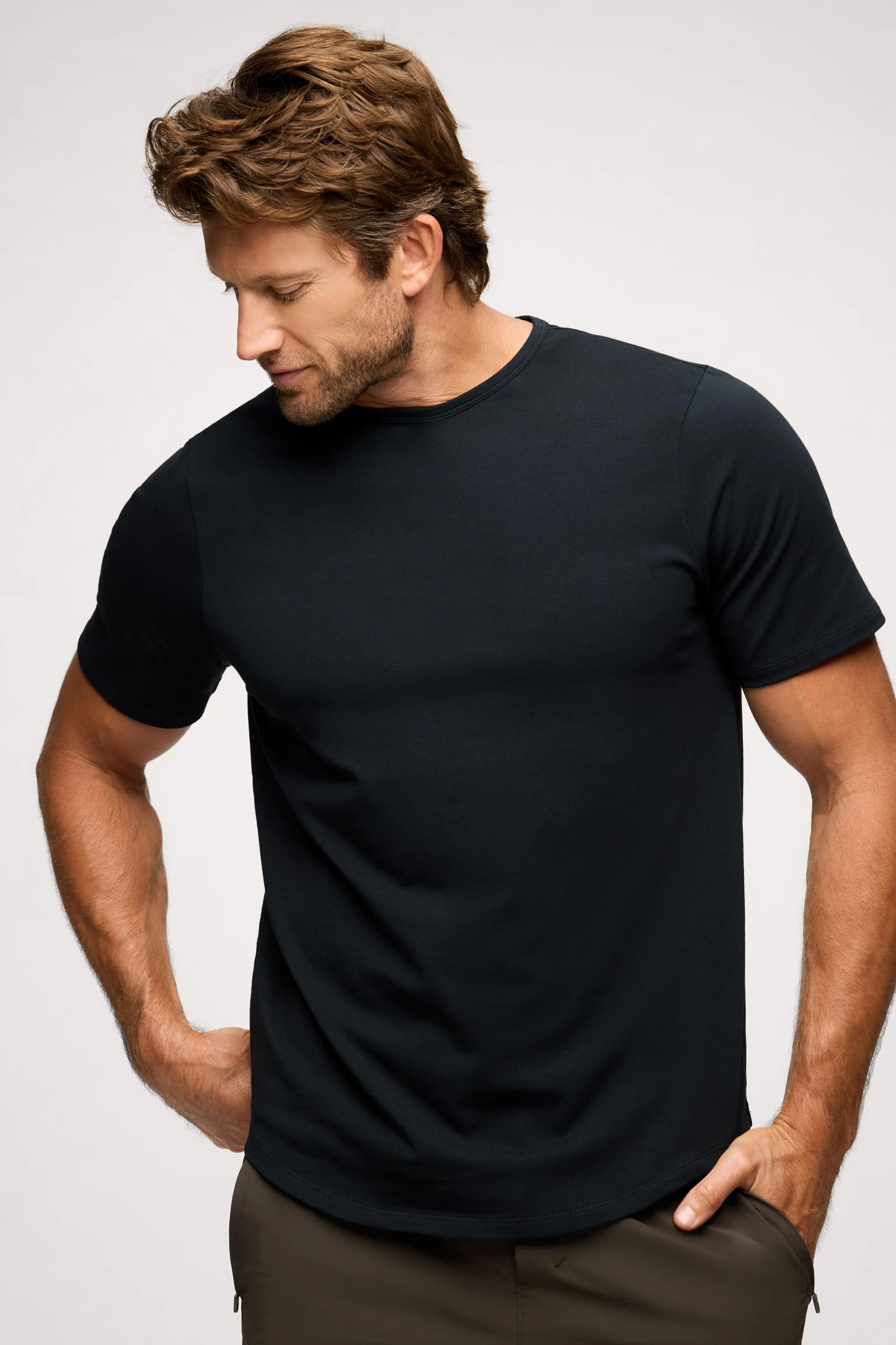 Freeform Curved Hem Tee sold by nuuds product image thumbnail 2