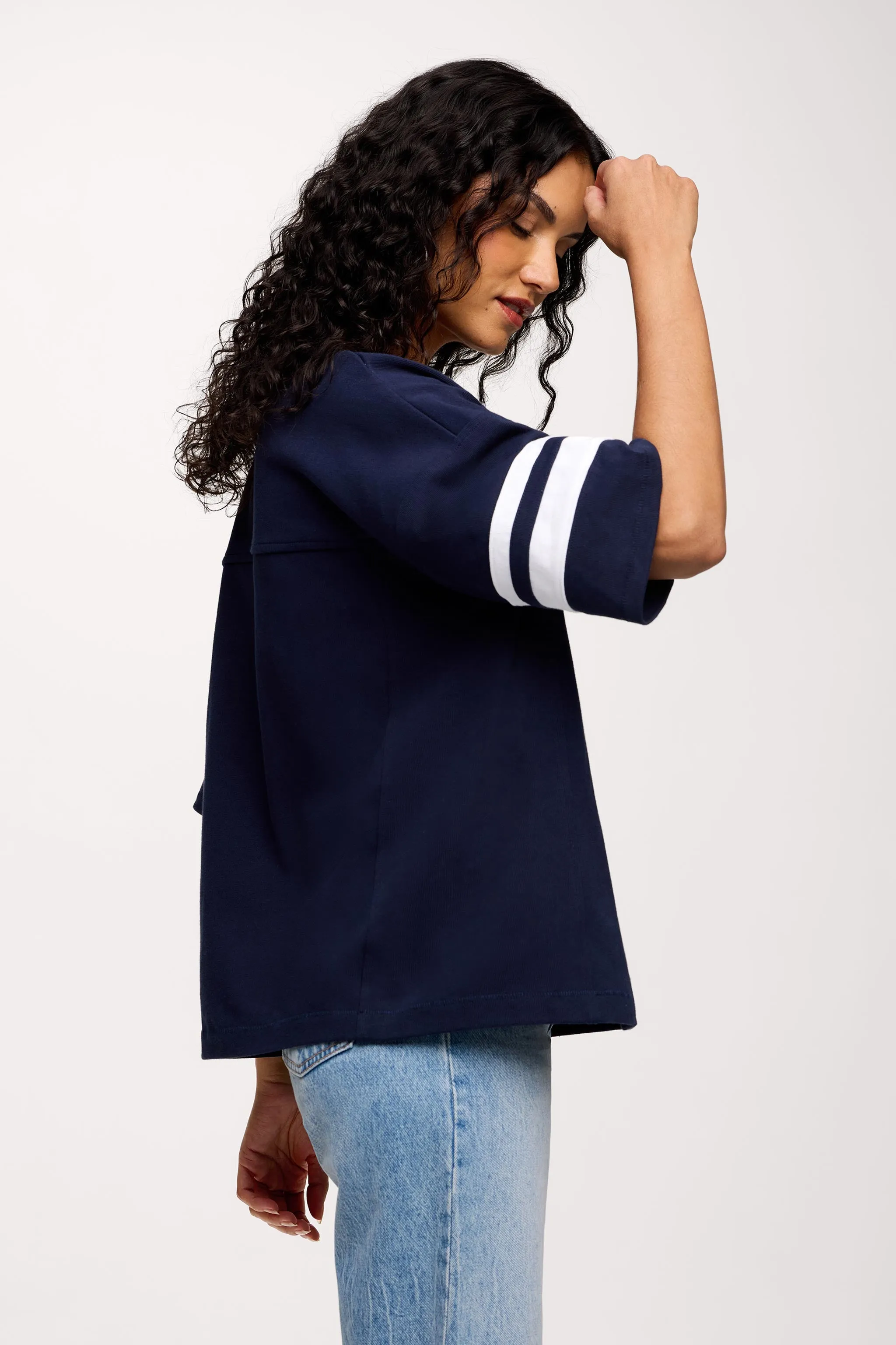 Touchdown Tee | Navy sold by nuuds product image thumbnail 3