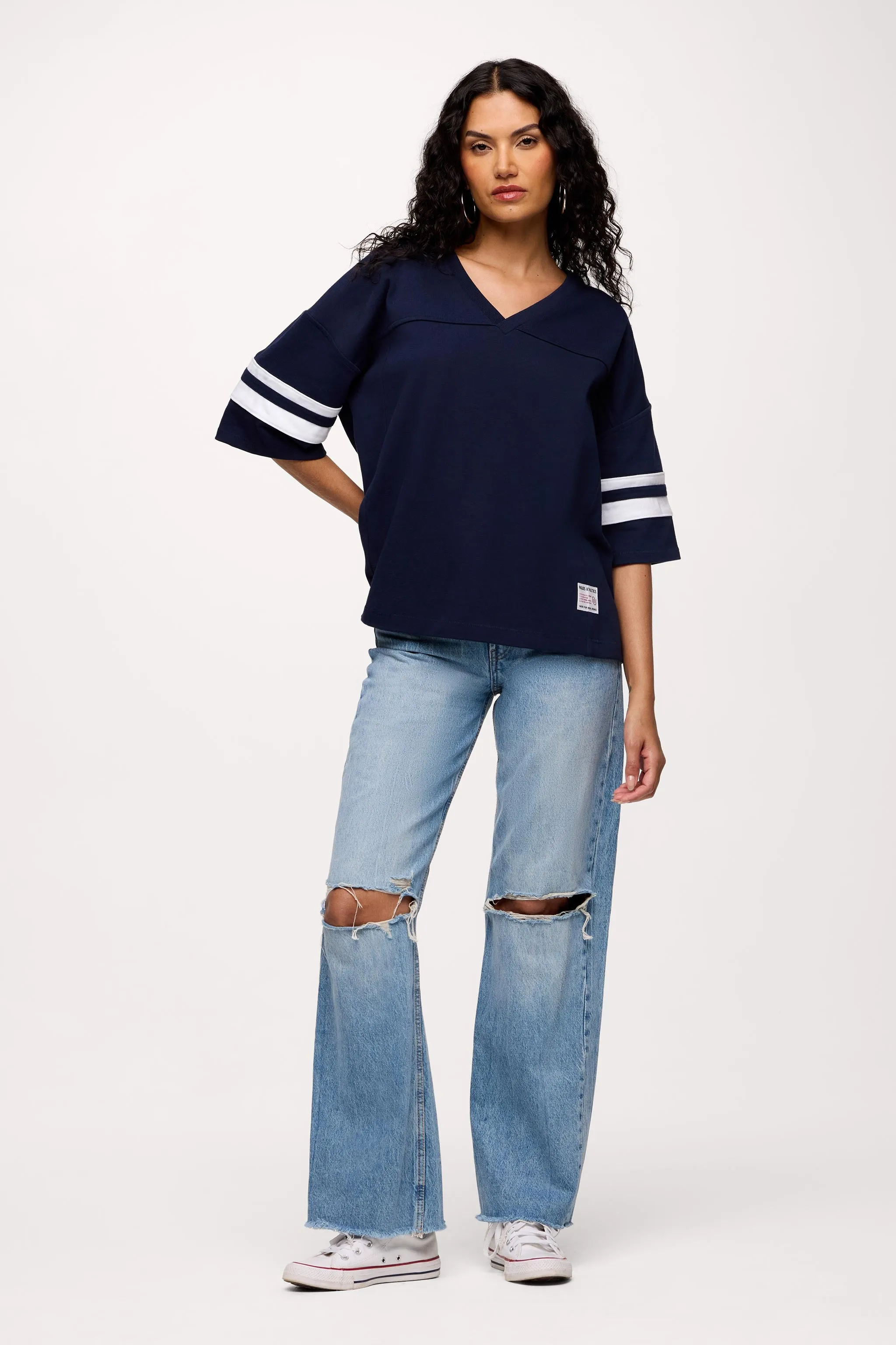 Touchdown Tee | Navy sold by nuuds