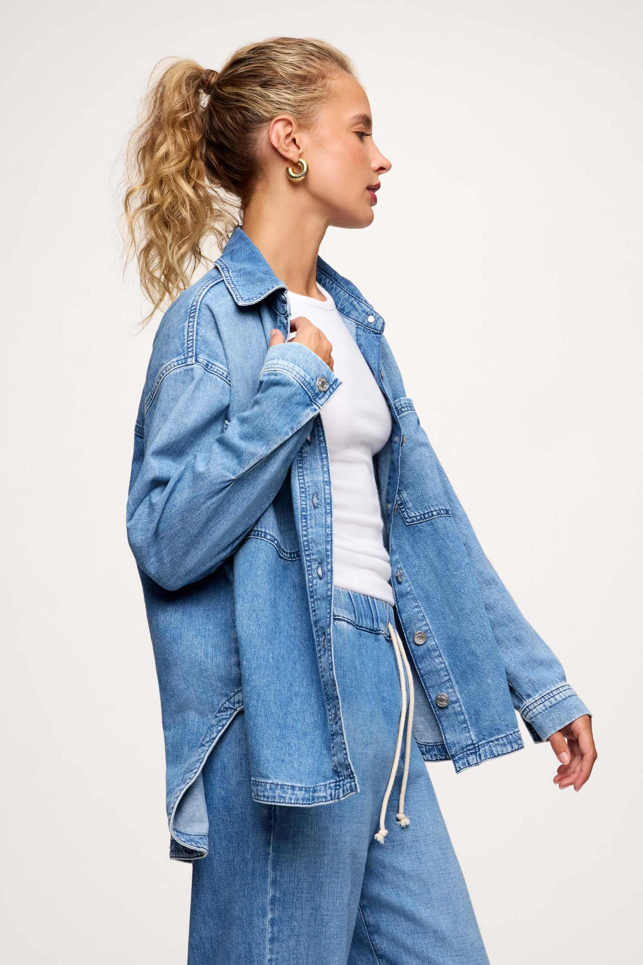 The Weekend Set | Denim sold by nuuds product image thumbnail 3