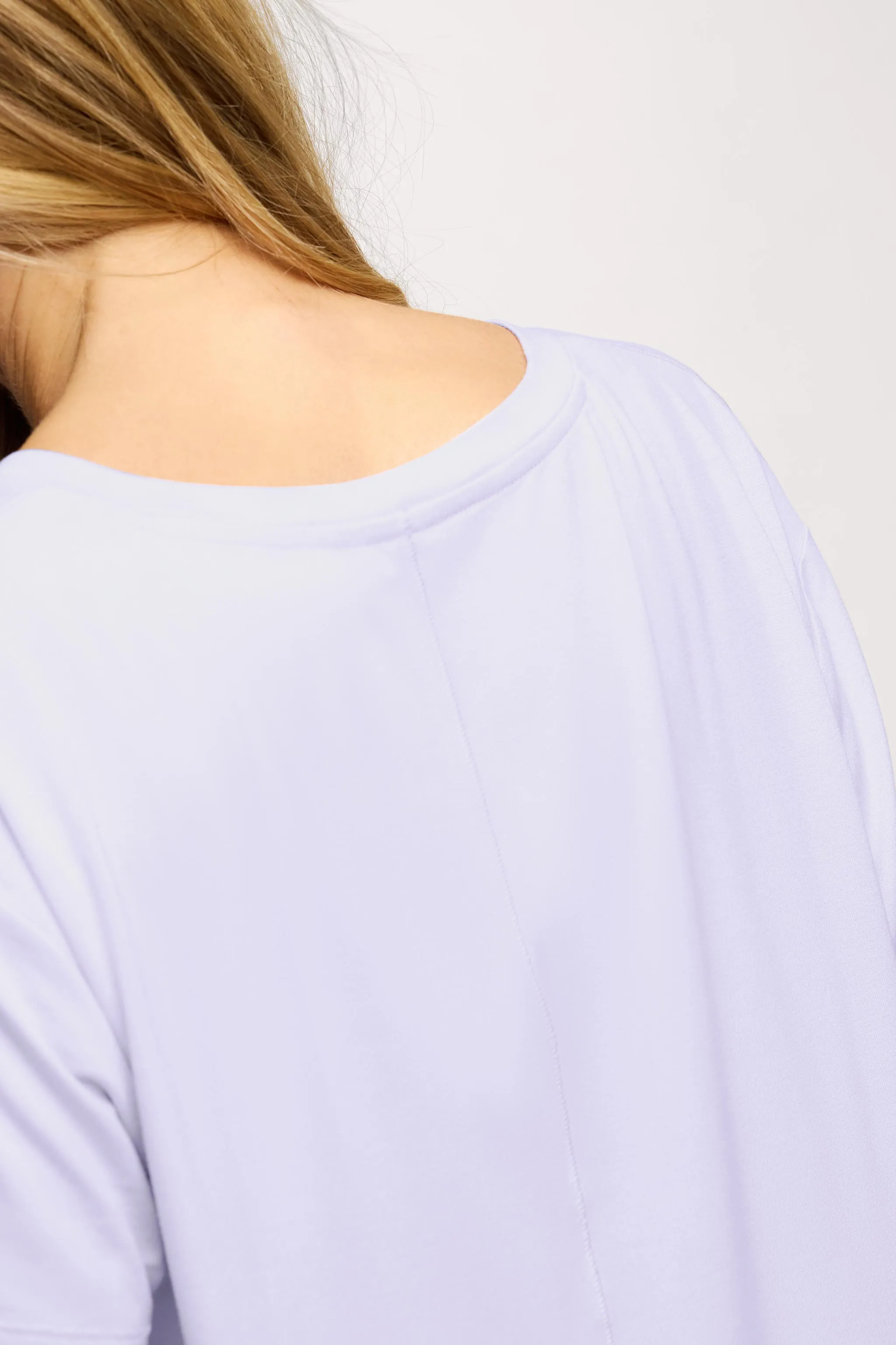V-Neck Pajama Tee | Lilac sold by nuuds product image thumbnail 5