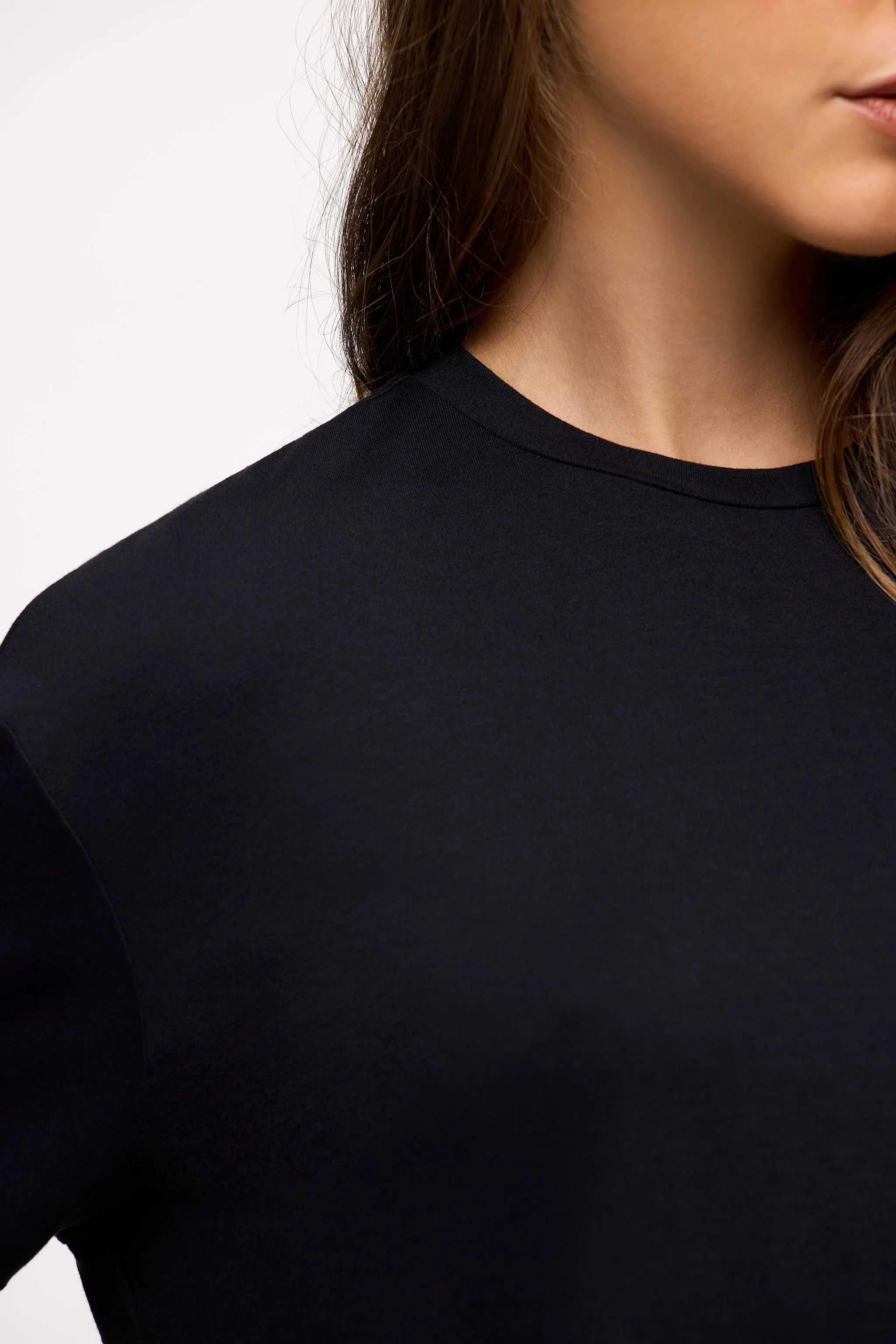 Boyfriend Pajama Tee | Black sold by nuuds product image thumbnail 3