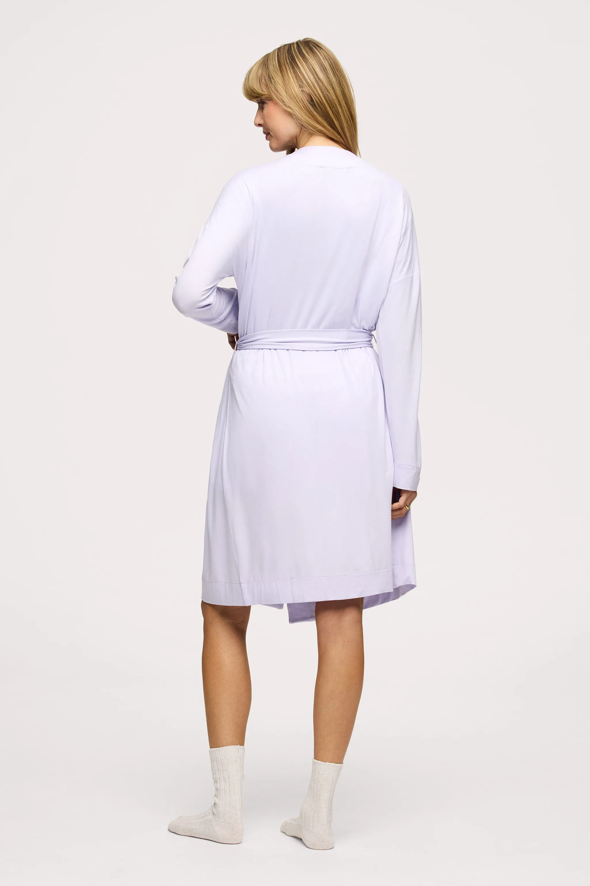 Lounge Robe | Lilac sold by nuuds product image thumbnail 5
