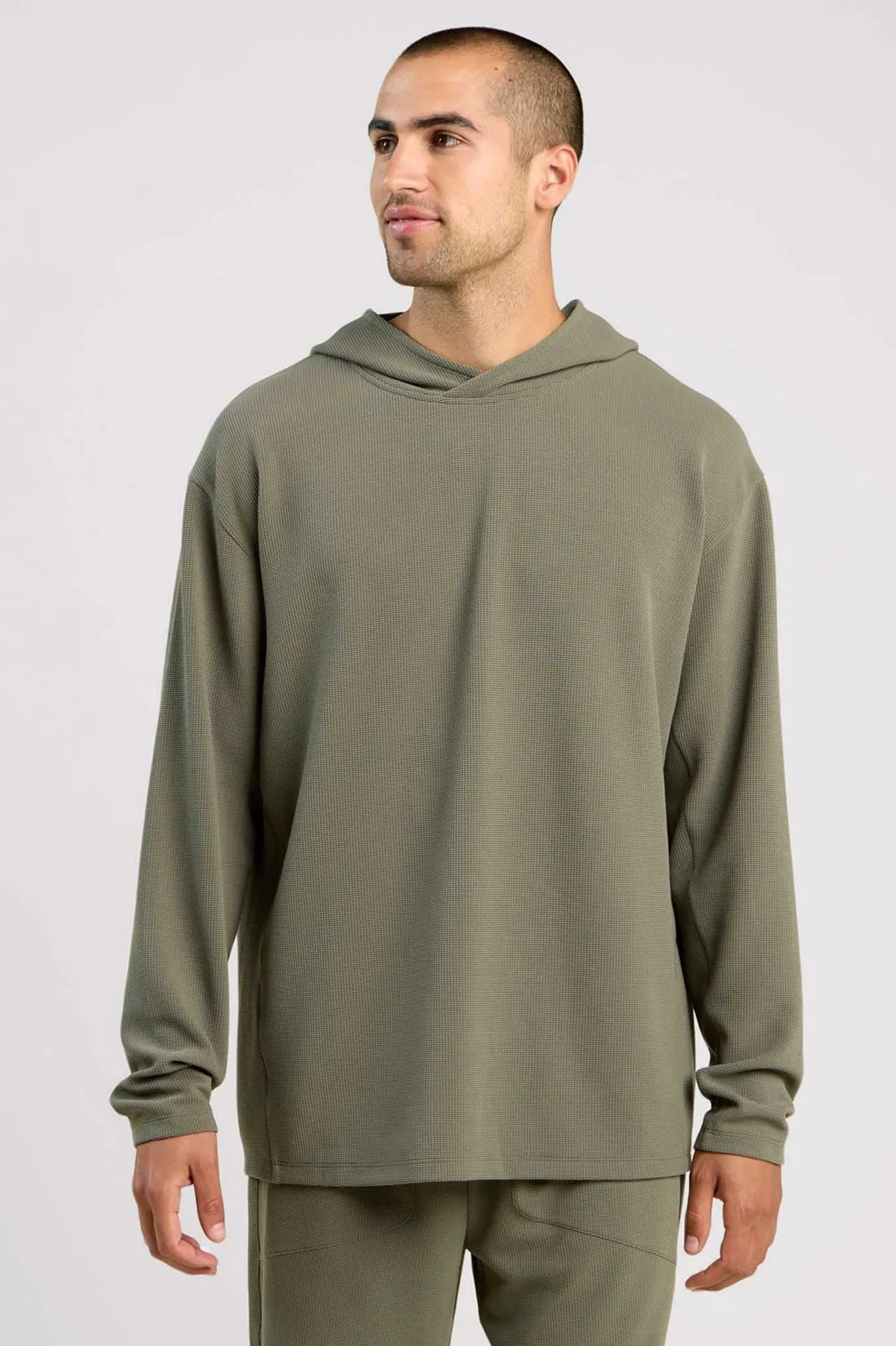 Performance Waffle Hoodie sold by nuuds product image thumbnail 4