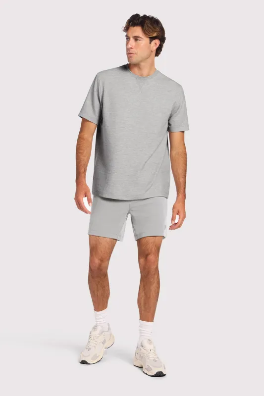 Performance Waffle Men's Short | Heather Grey sold by nuuds