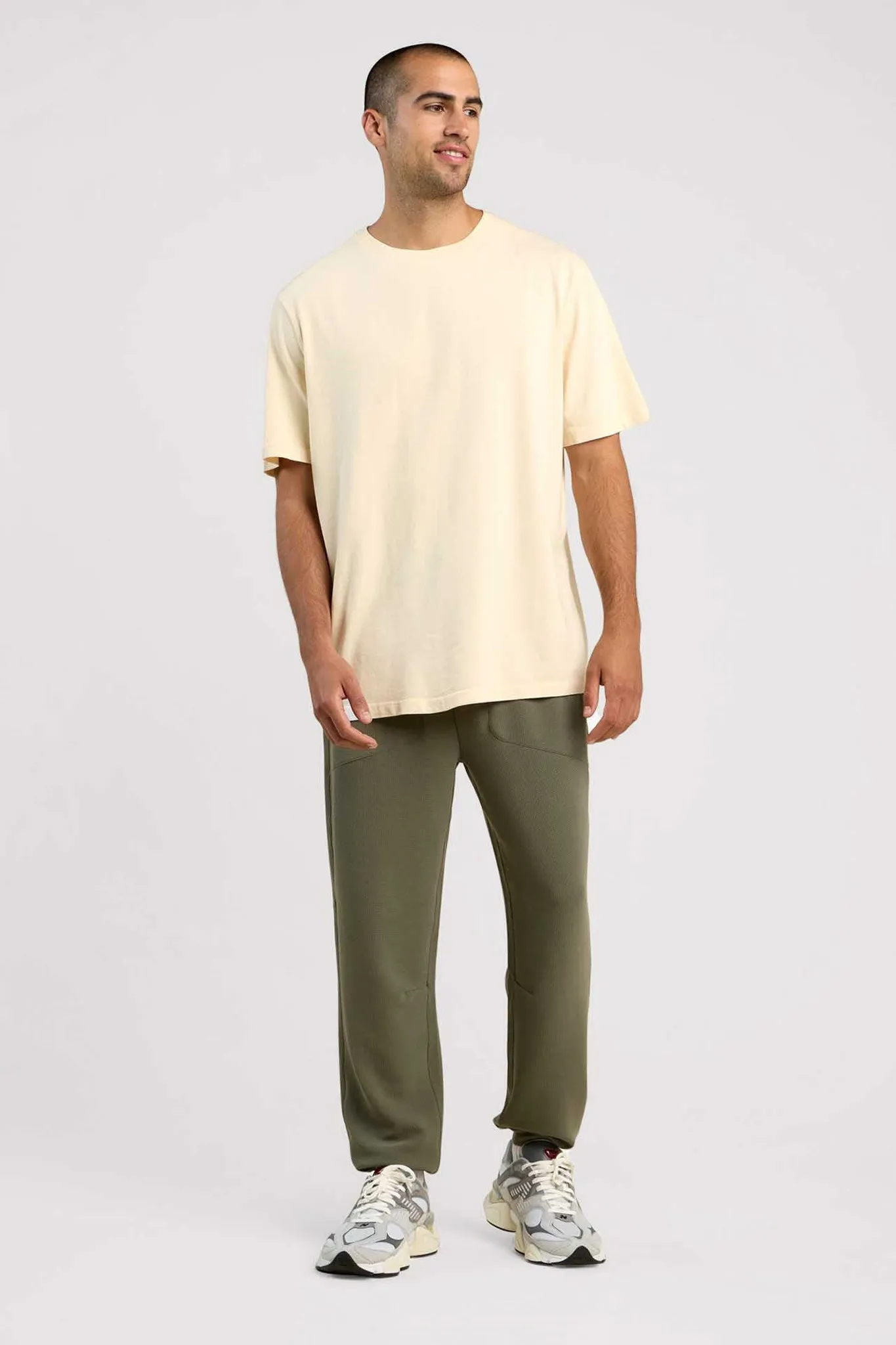 Performance Waffle Jogger | Olive sold by nuuds