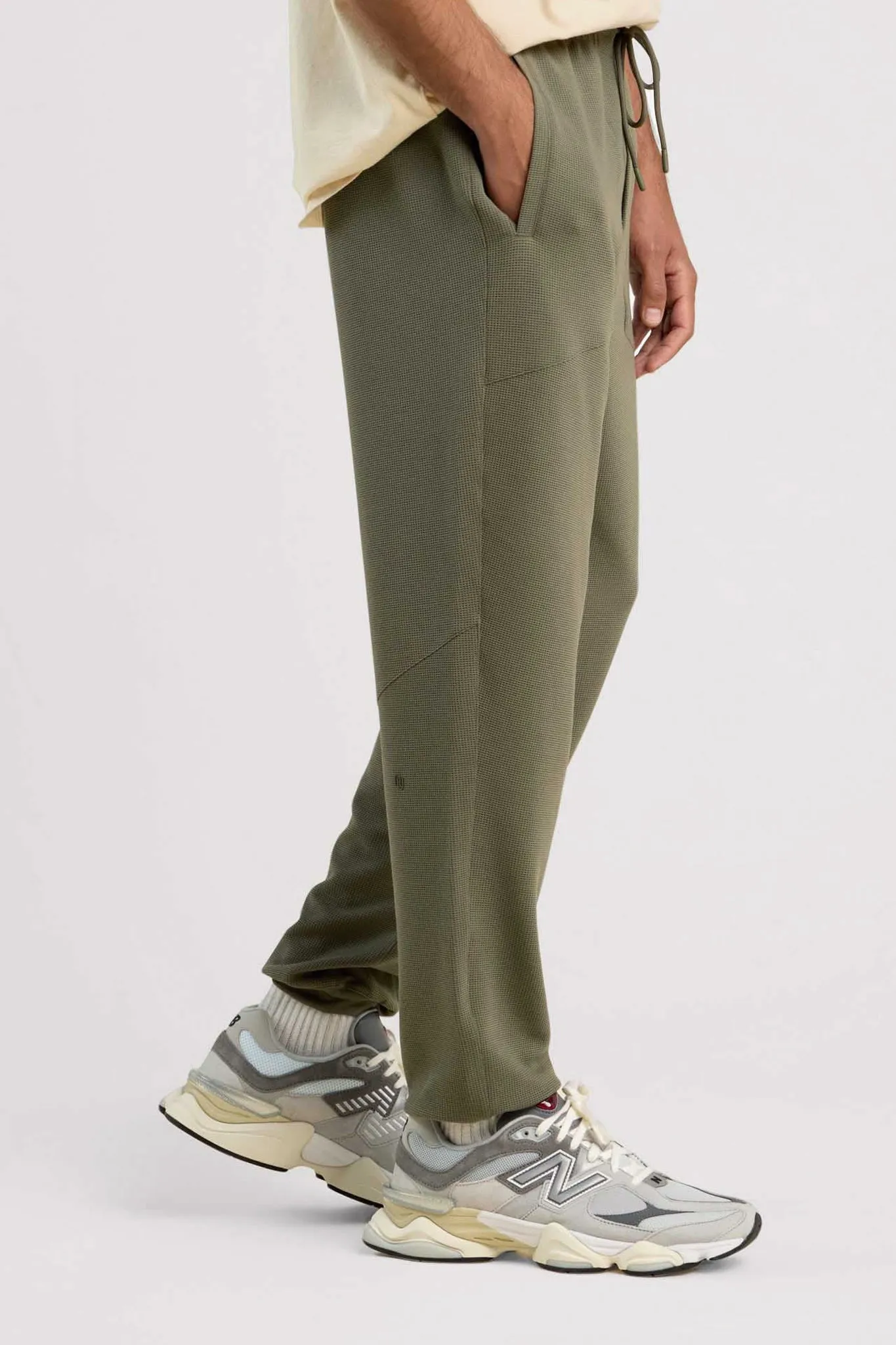 Performance Waffle Jogger | Olive sold by nuuds product image thumbnail 3