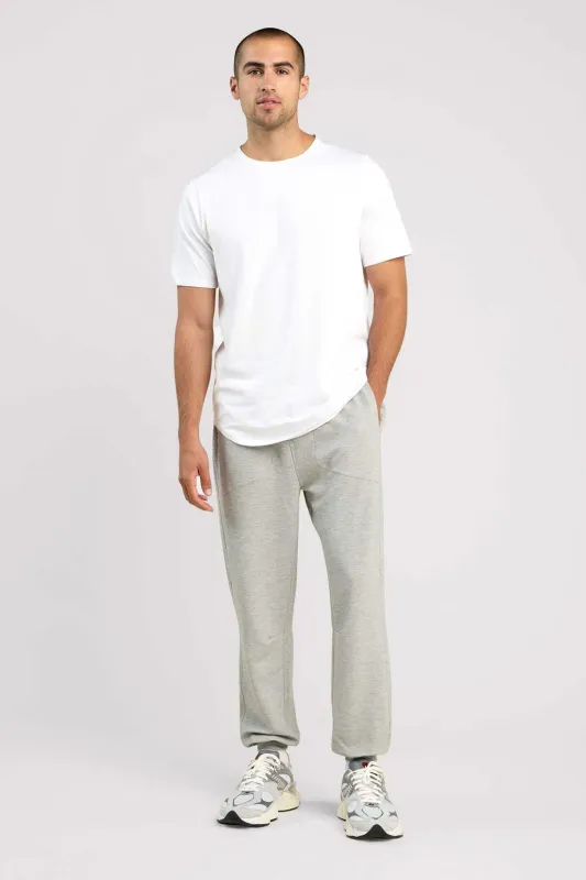 Performance Waffle Jogger | Heather Grey sold by nuuds