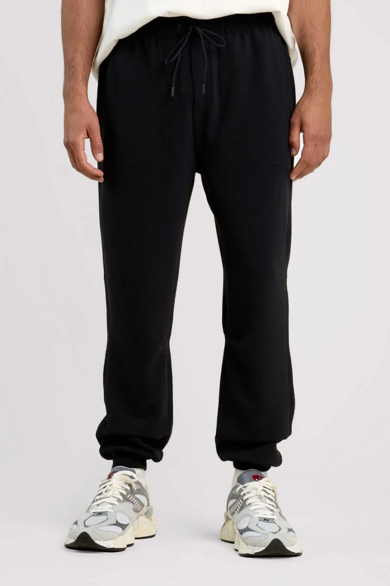 Performance Waffle Jogger | Black sold by nuuds product image thumbnail 2