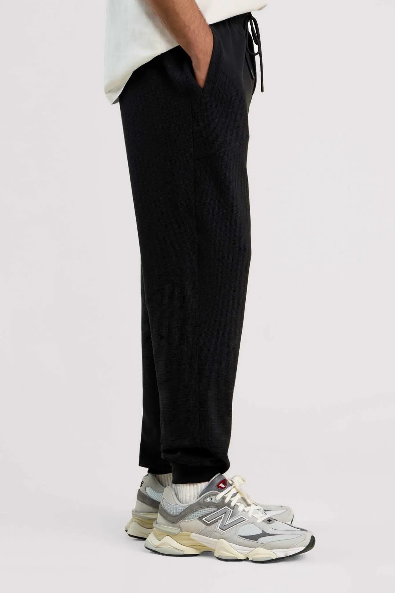Performance Waffle Jogger | Black sold by nuuds product image thumbnail 3