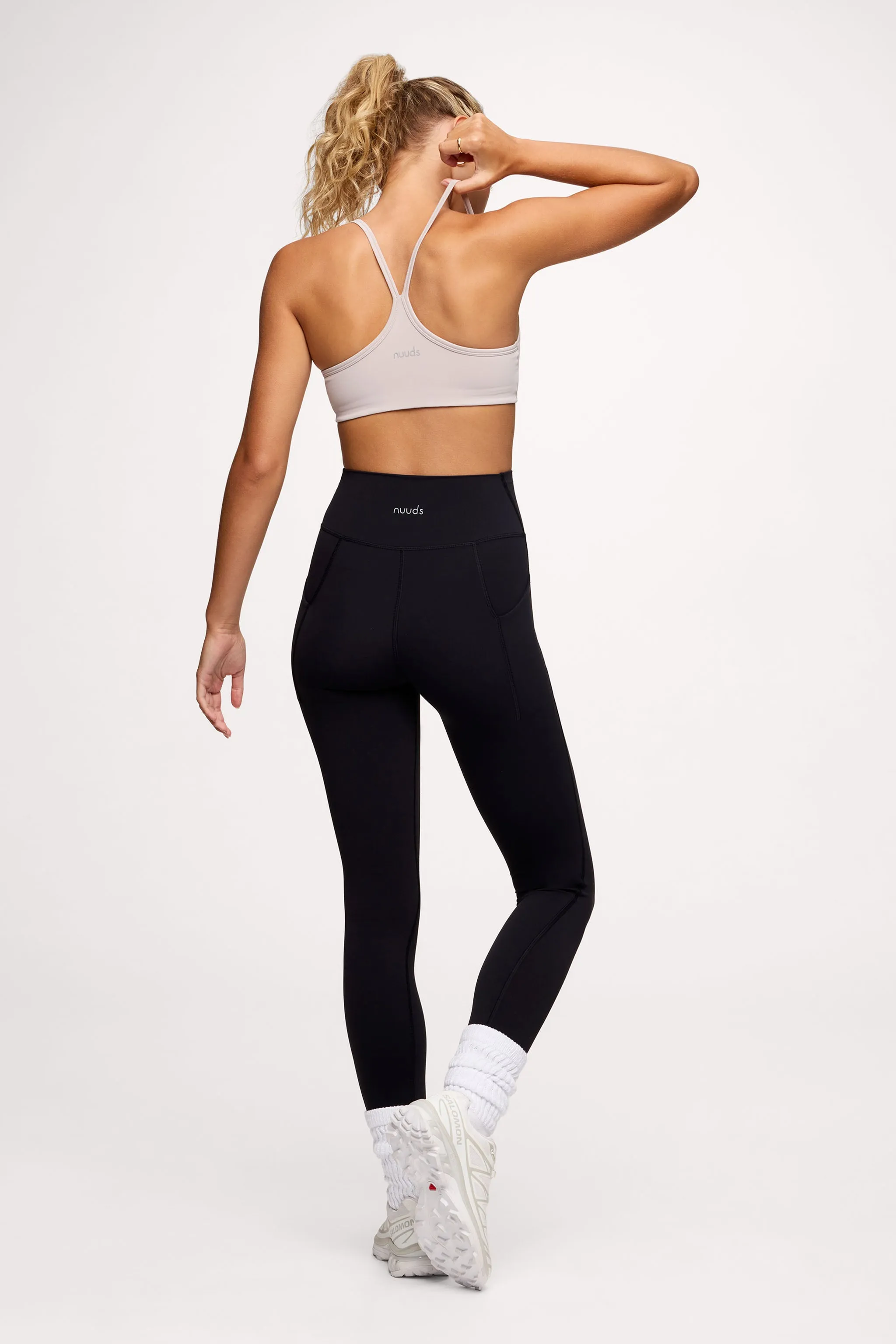 Motion Racer Sports Bra | Fog sold by nuuds product image thumbnail 5