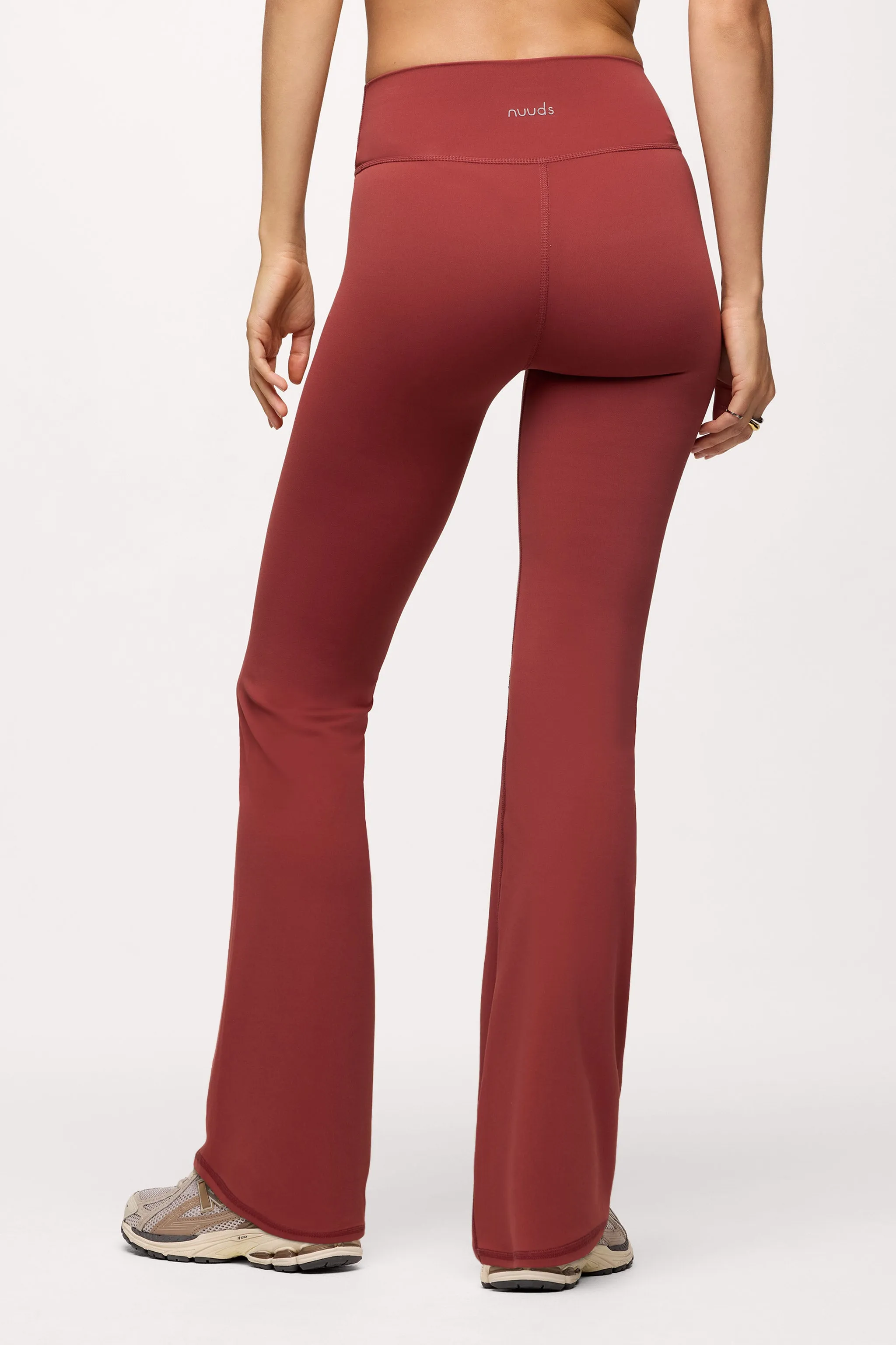 Motion Flare Legging | Mauve sold by nuuds product image thumbnail 5