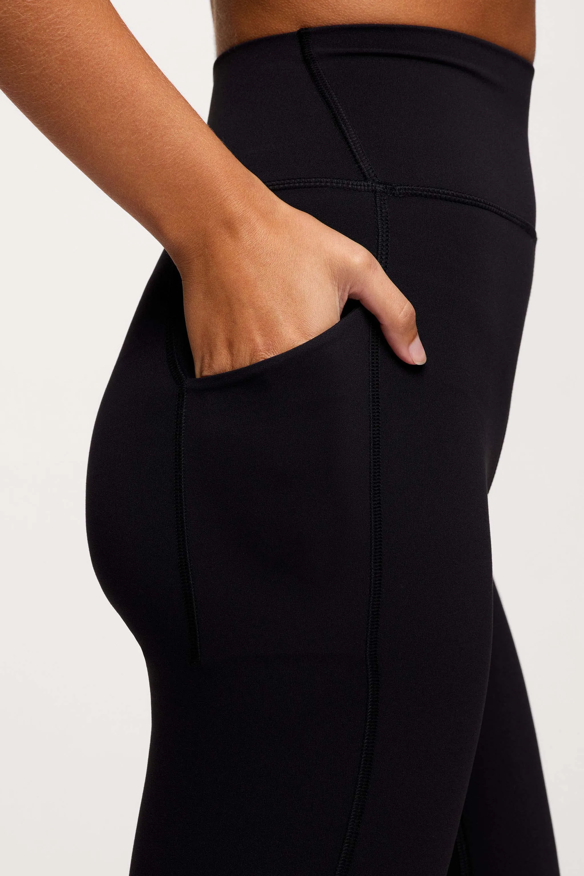 Motion Legging with Pocket | Black sold by nuuds product image thumbnail 4