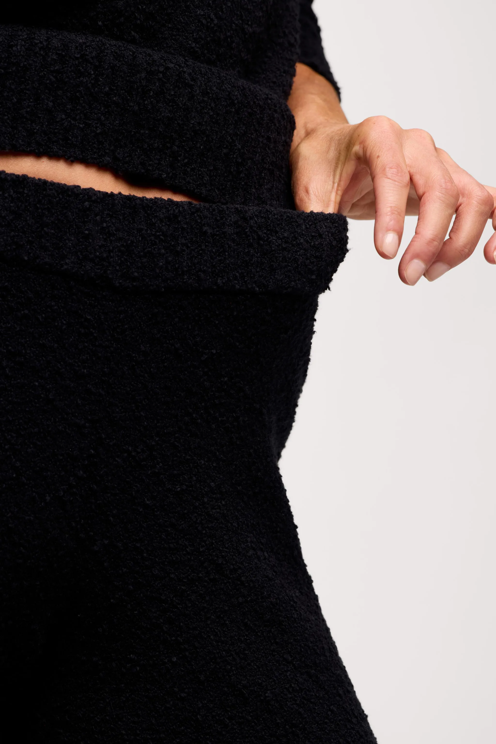 Boucle Sweater Pant | Black sold by nuuds product image thumbnail 4