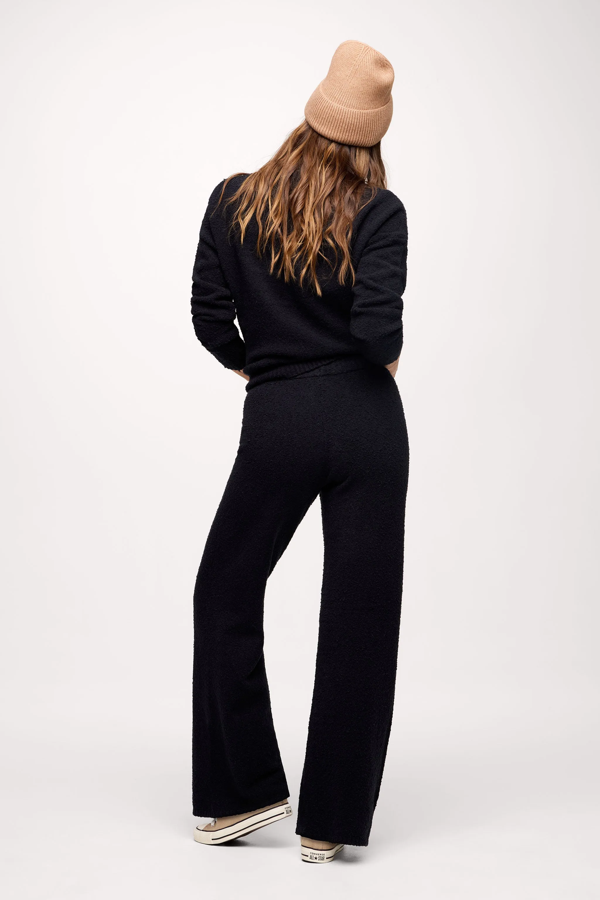 Boucle Sweater Pant | Black sold by nuuds product image thumbnail 5