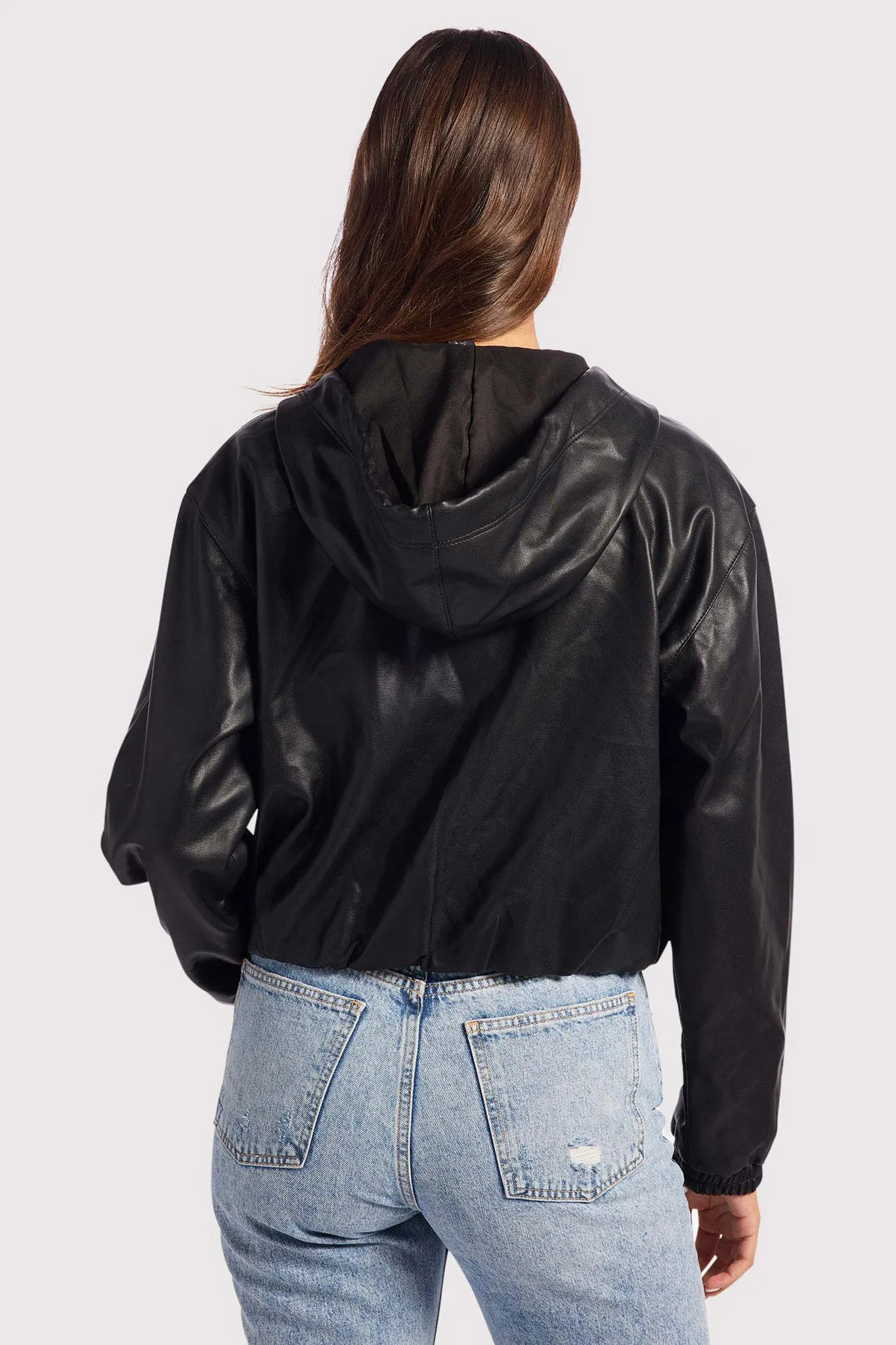Vegan Leather Jacket | Black sold by nuuds product image thumbnail 4