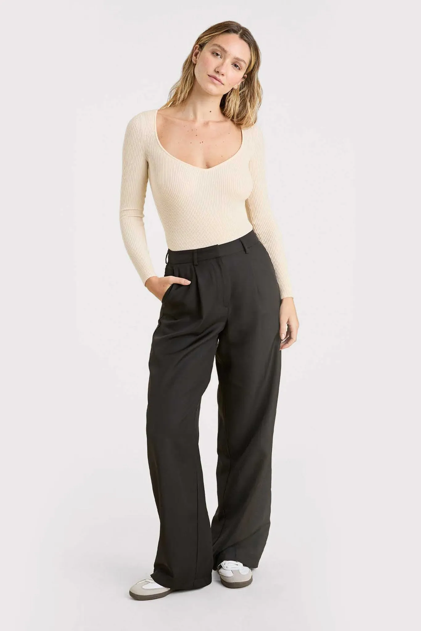 Sweetheart Sweater Bodysuit sold by nuuds product image thumbnail 2