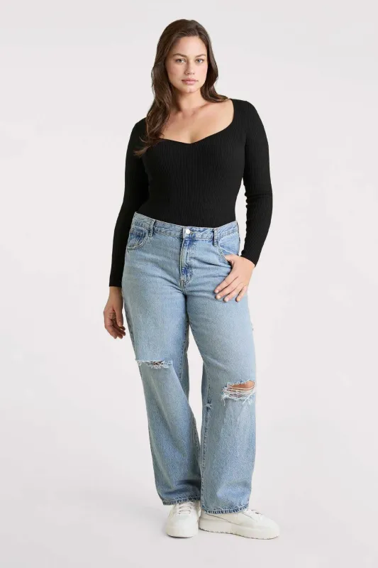 Sweetheart Sweater Bodysuit sold by nuuds