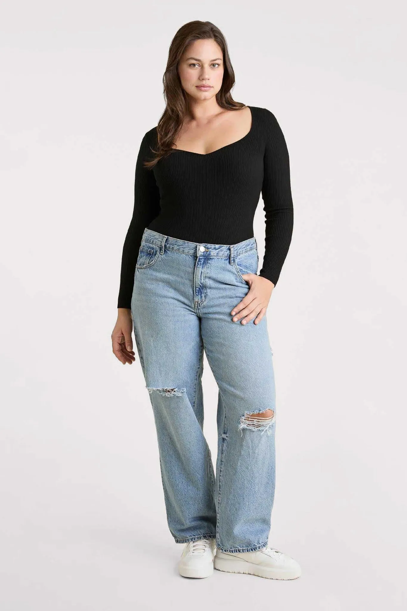 Sweetheart Sweater Bodysuit sold by nuuds