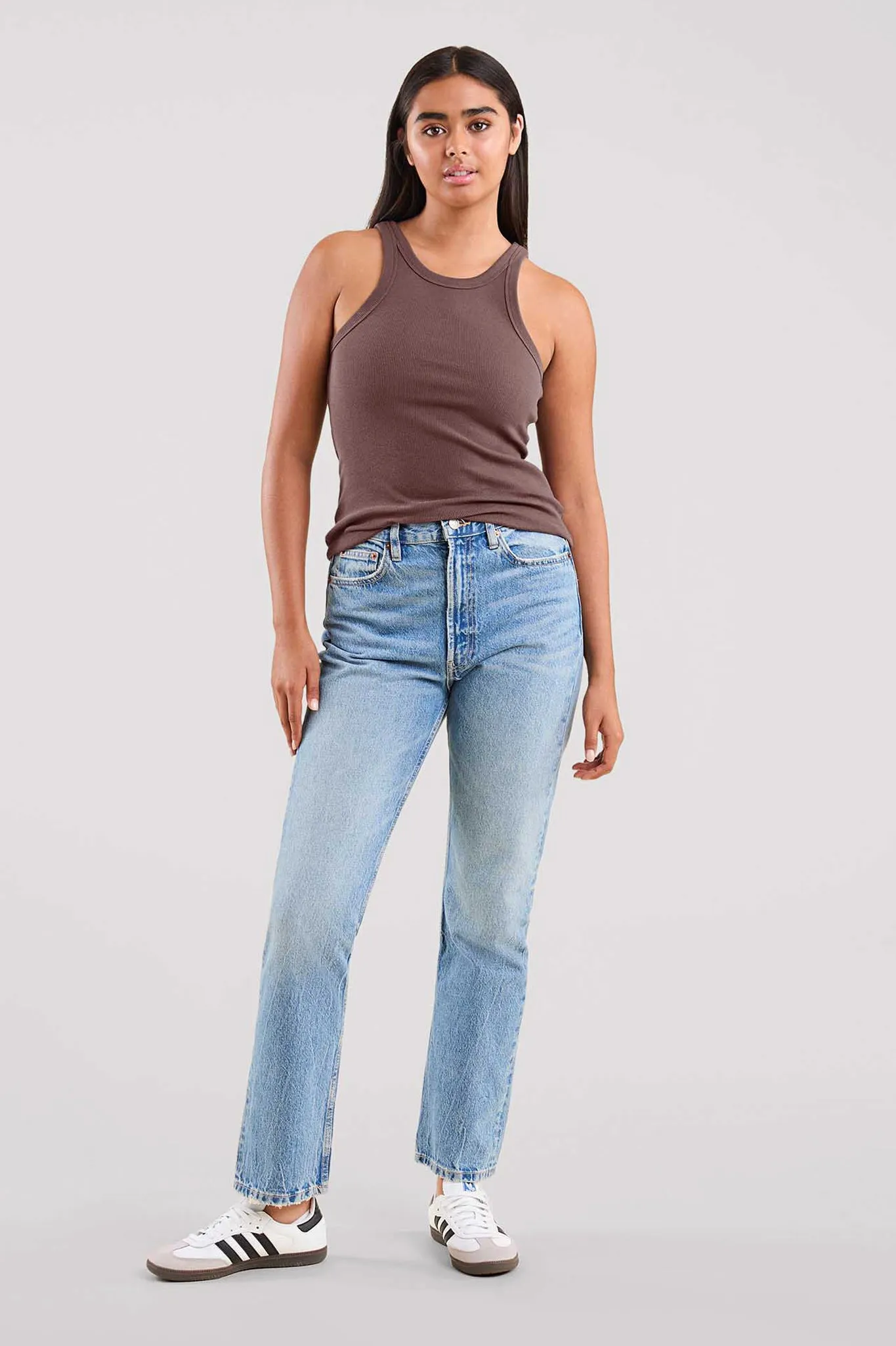 Essential Rib Tank Top sold by nuuds product image thumbnail 2