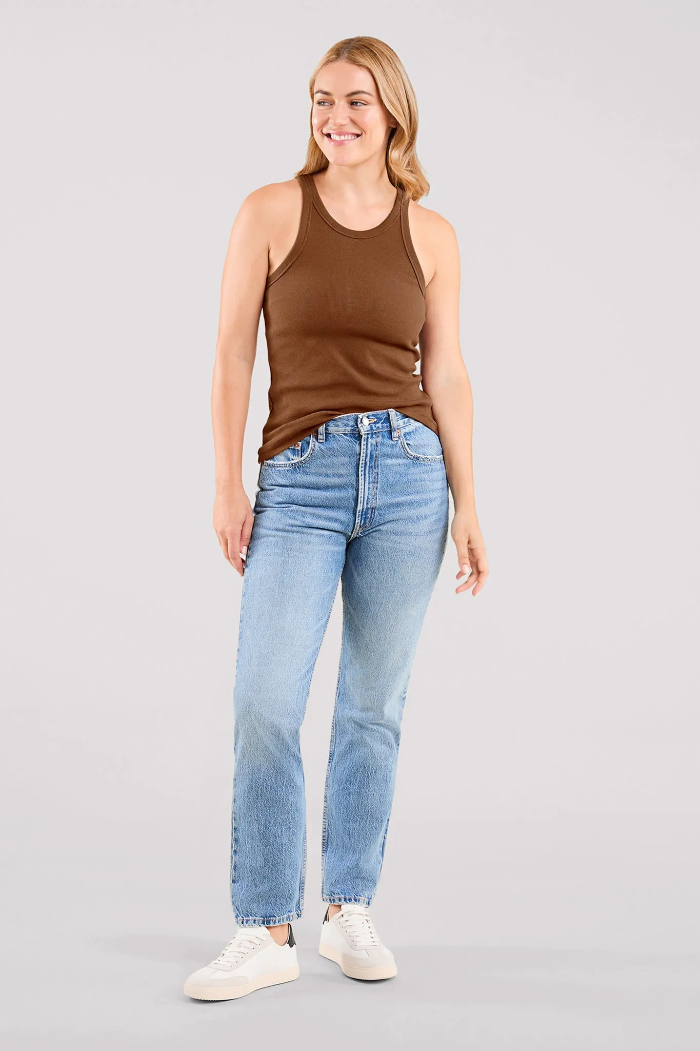 Essential Rib Tank Top sold by nuuds product image thumbnail 5