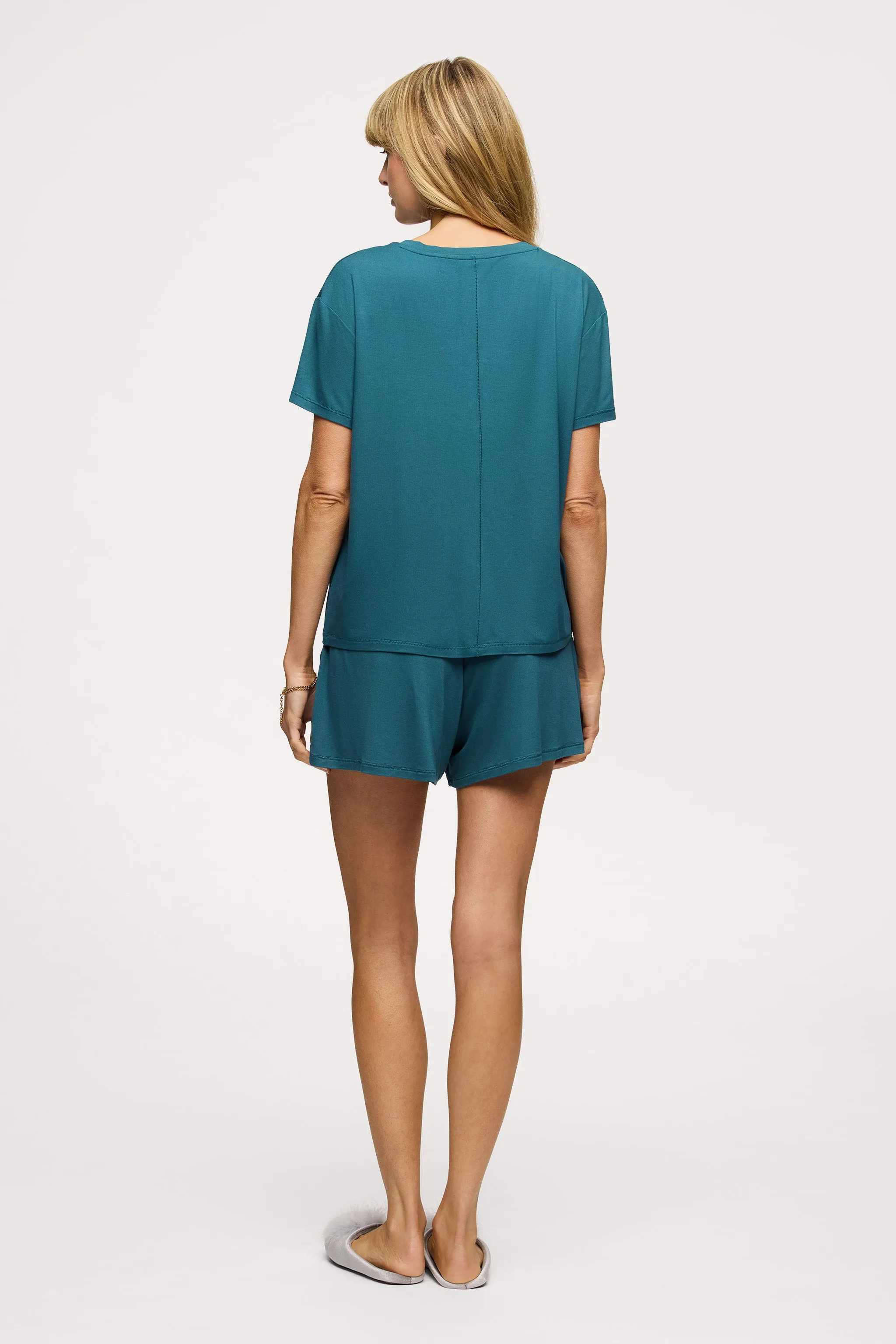 V-Neck Pajama Tee | Ocean sold by nuuds product image thumbnail 5