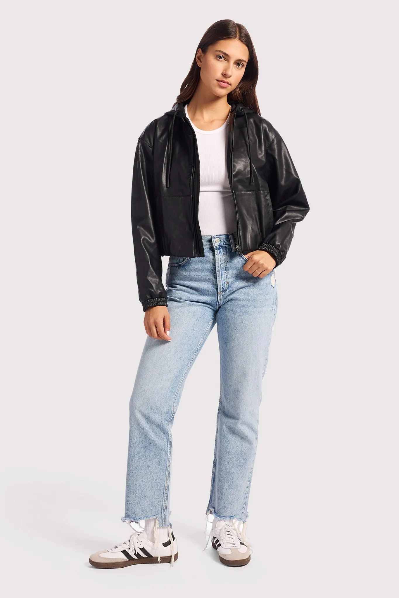 Vegan Leather Jacket sold by nuuds