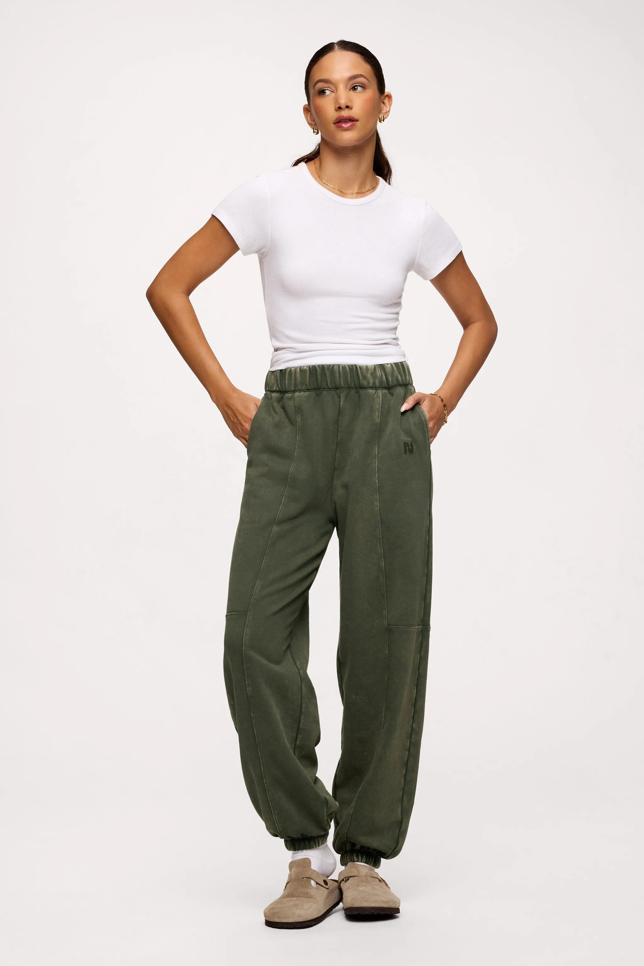 Vintage Washed Seamed Jogger sold by nuuds