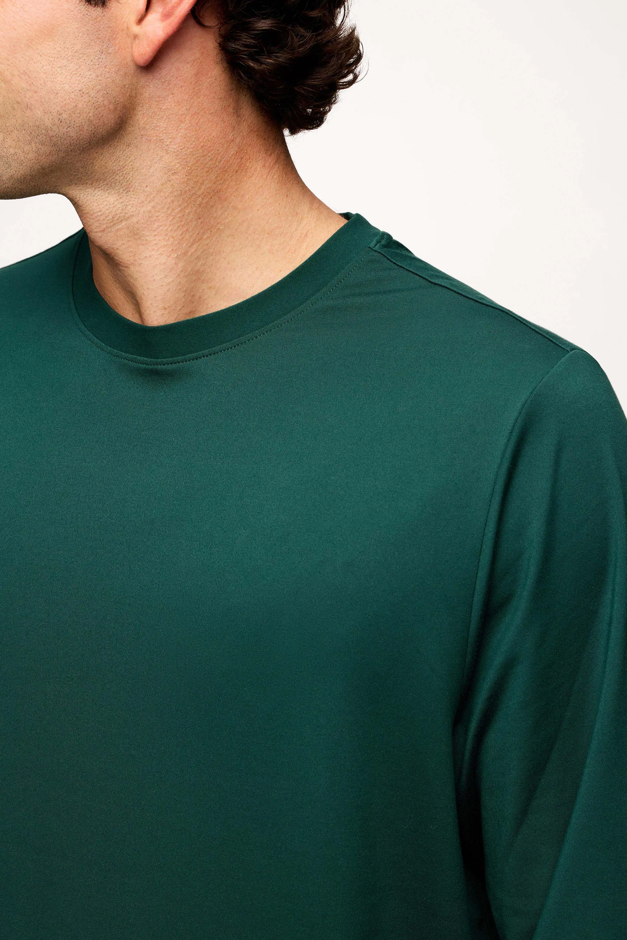 Men's Long Sleeve Movement Tee | Hunter sold by nuuds product image thumbnail 4