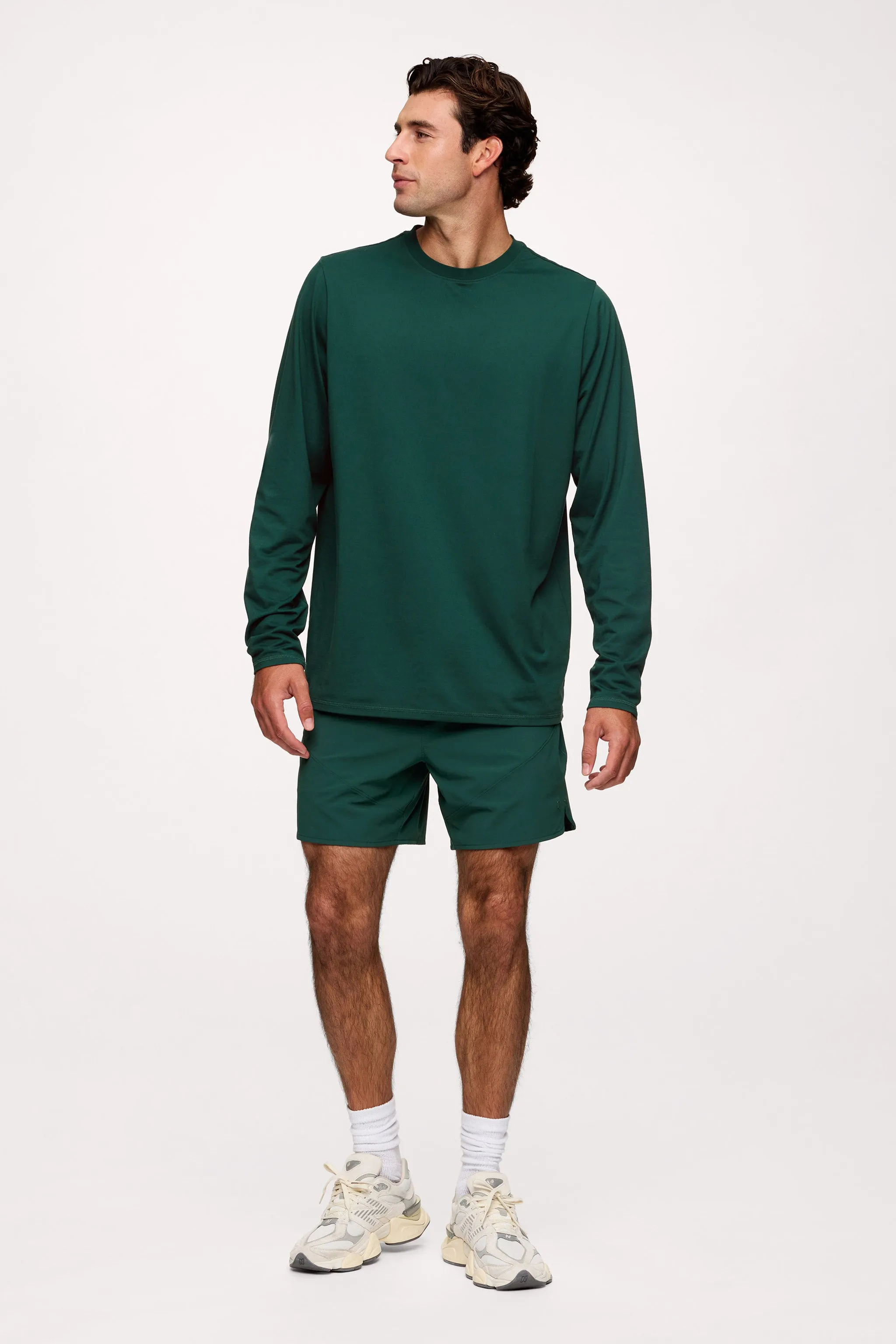 Men's Long Sleeve Movement Tee | Hunter sold by nuuds product image thumbnail 2